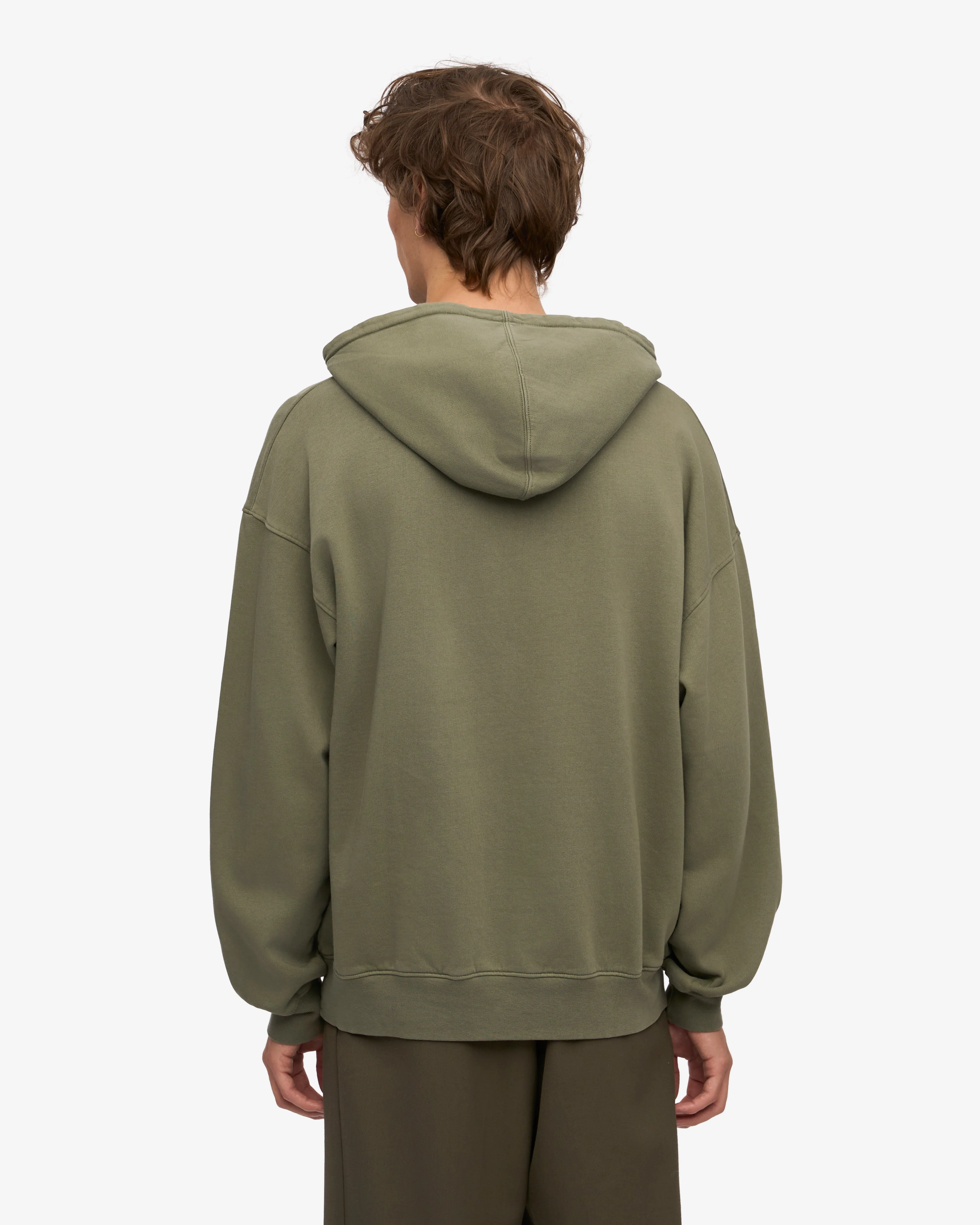 Organic Oversized Hood - Dusty Olive sold by Colorful Standard product image thumbnail 4