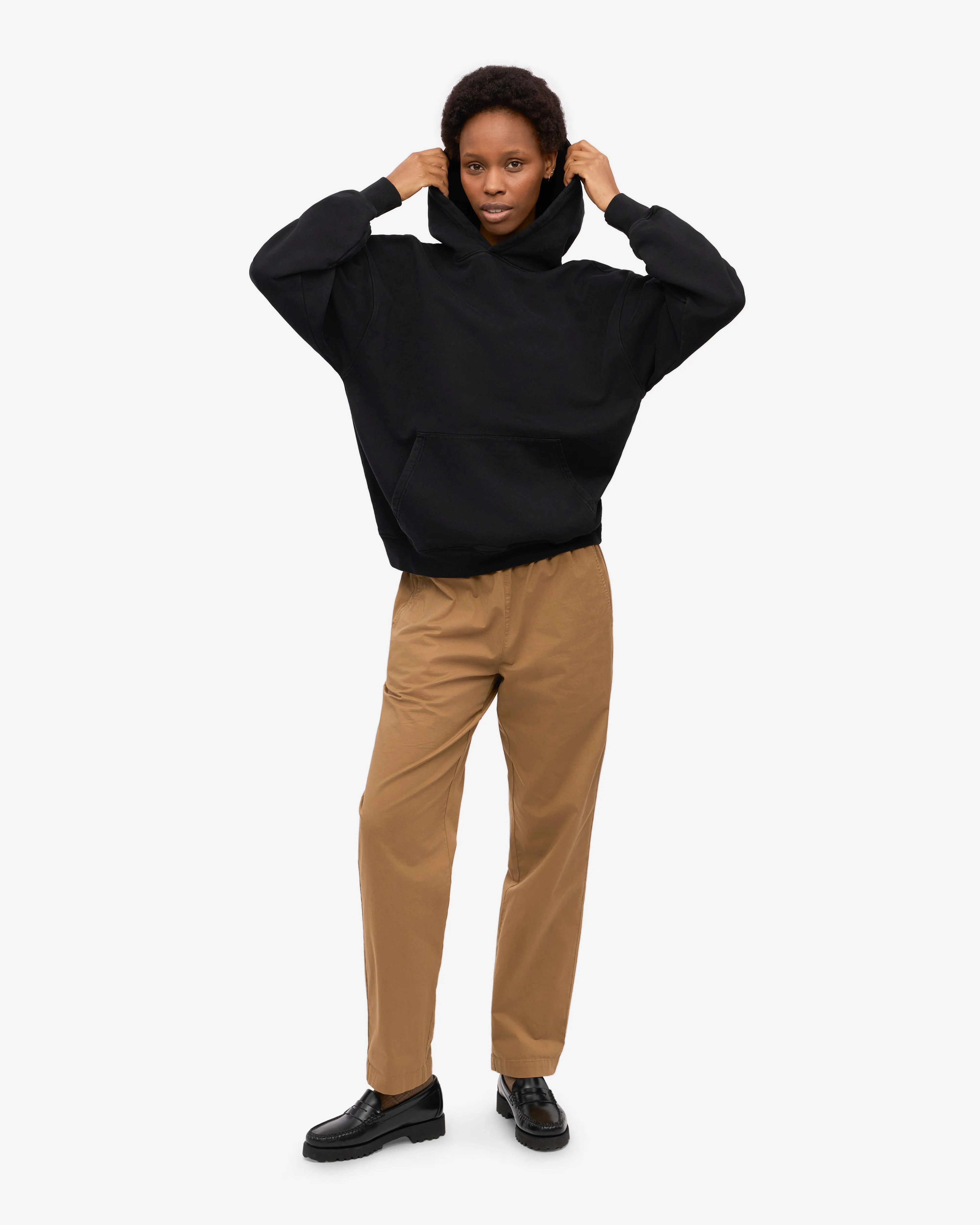 Organic Oversized Hood - Deep Black sold by Colorful Standard product image thumbnail 5