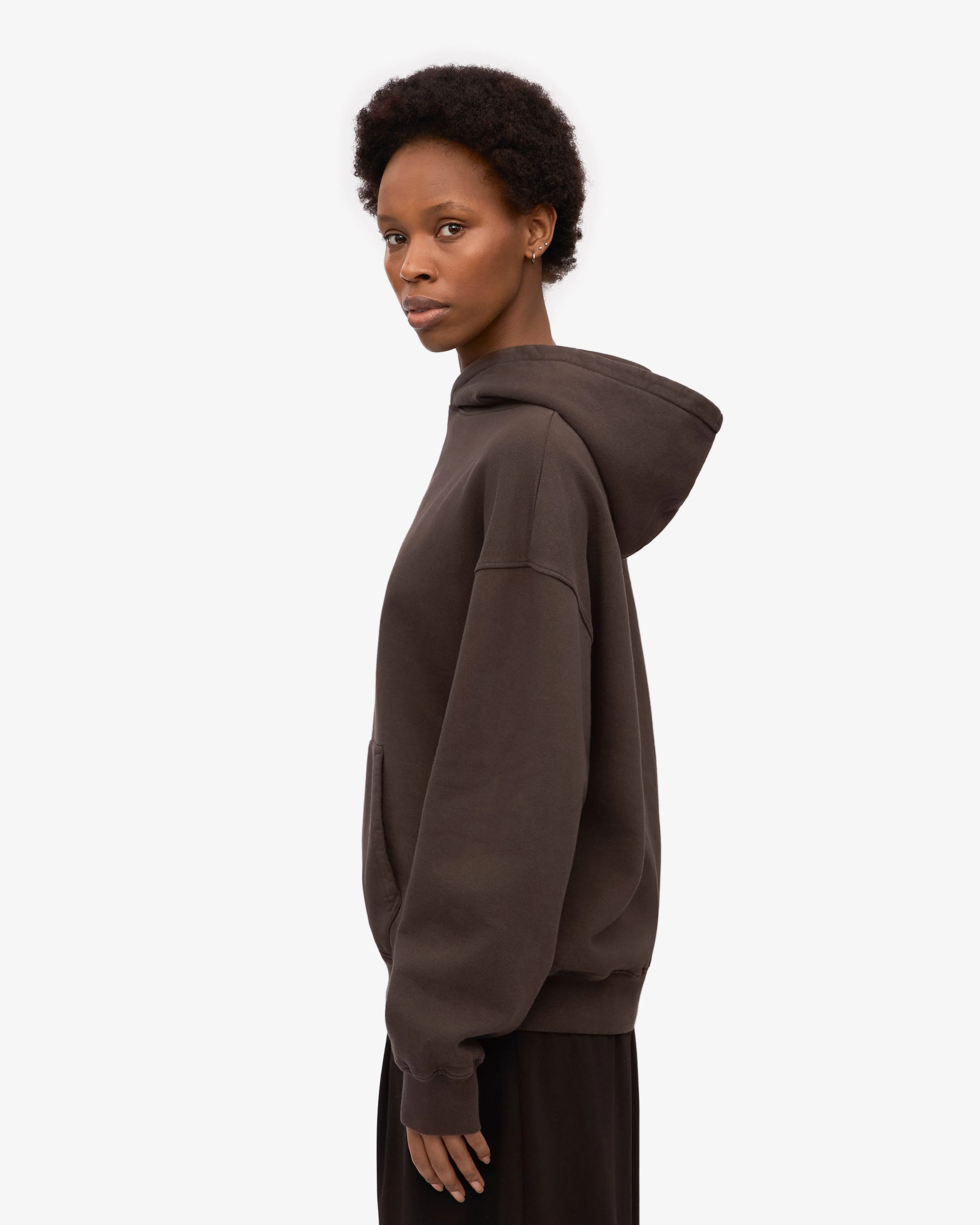 Organic Oversized Hood - Coffee Brown sold by Colorful Standard product image thumbnail 3