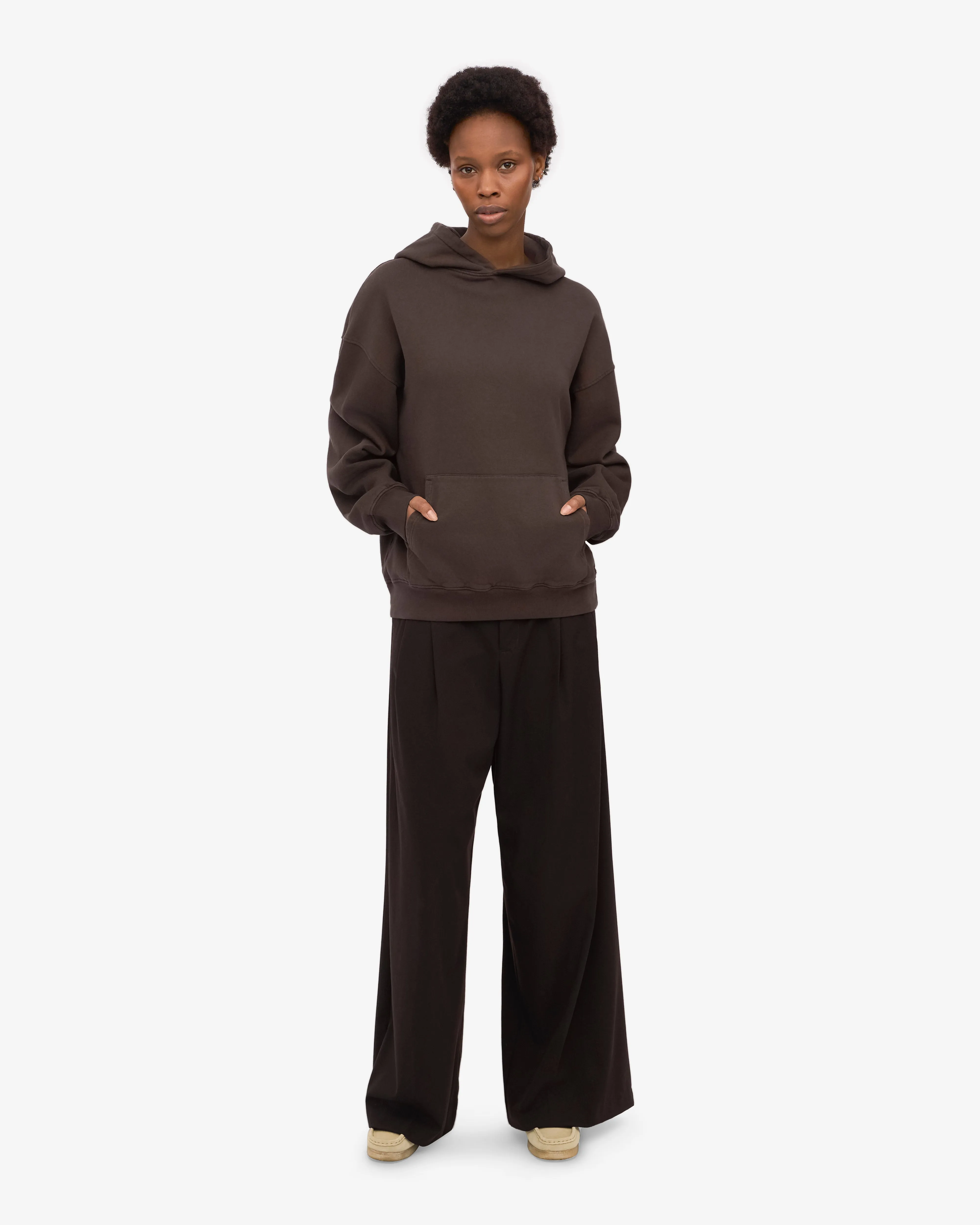 Organic Oversized Hood - Coffee Brown sold by Colorful Standard product image thumbnail 5