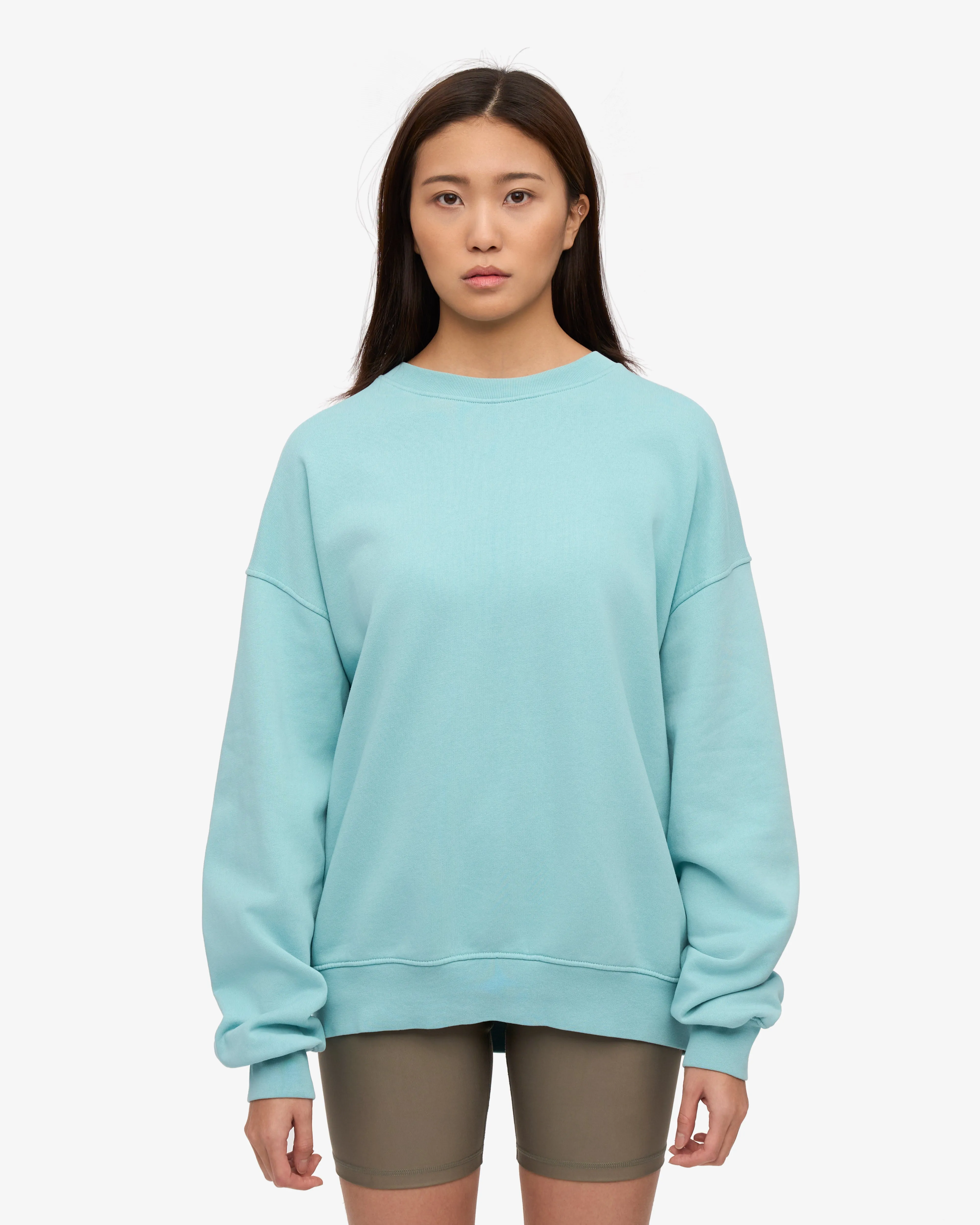 Organic Oversized Crew - Teal Blue sold by Colorful Standard product image thumbnail 2