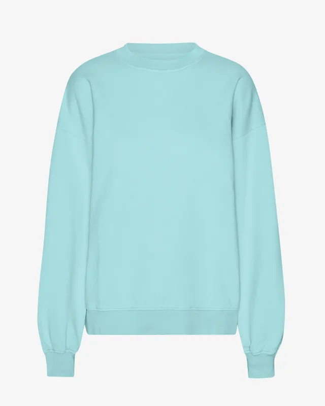 Organic Oversized Crew - Teal Blue sold by Colorful Standard