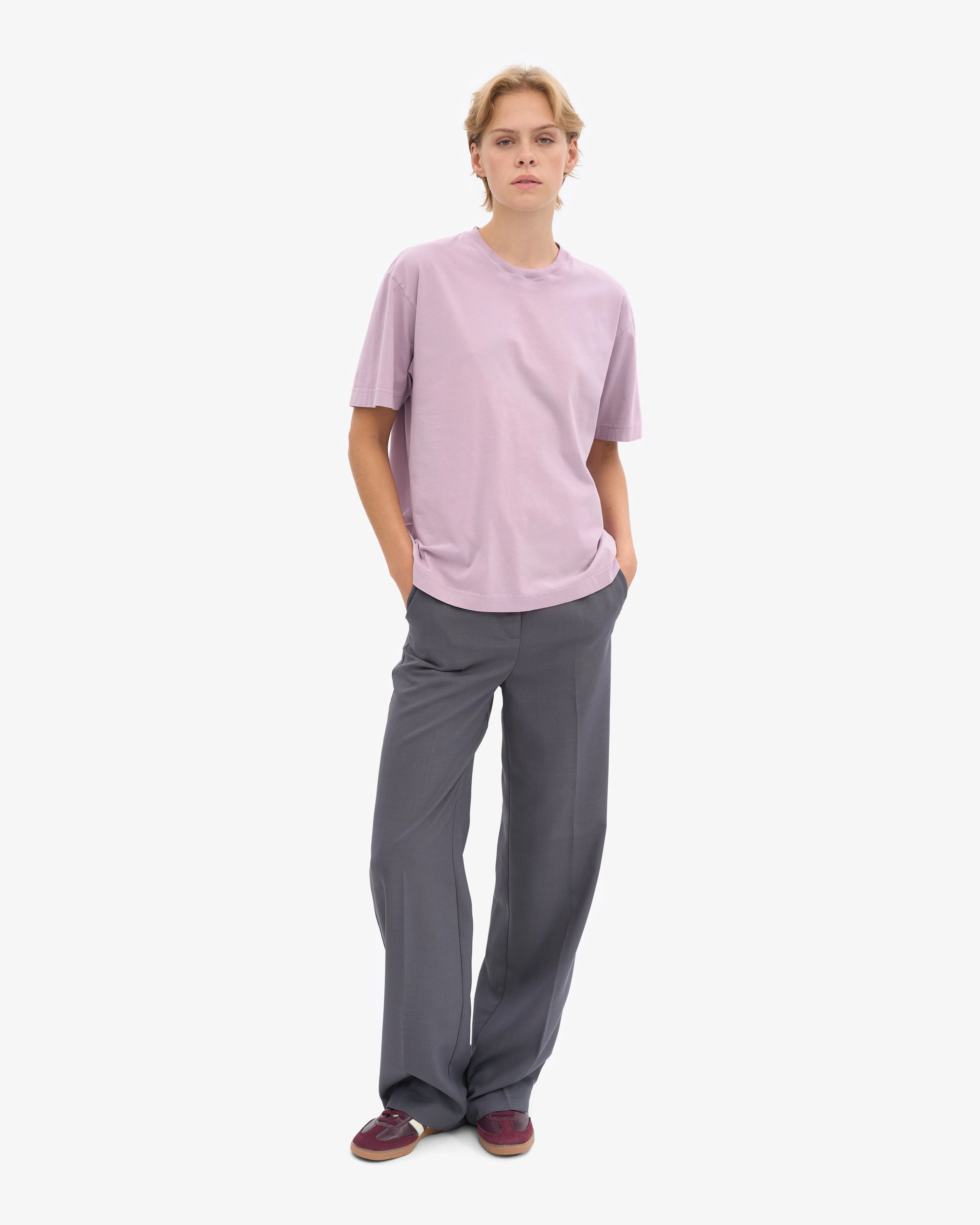 Oversized Organic T-Shirt - Pearly Purple sold by Colorful Standard product image thumbnail 5