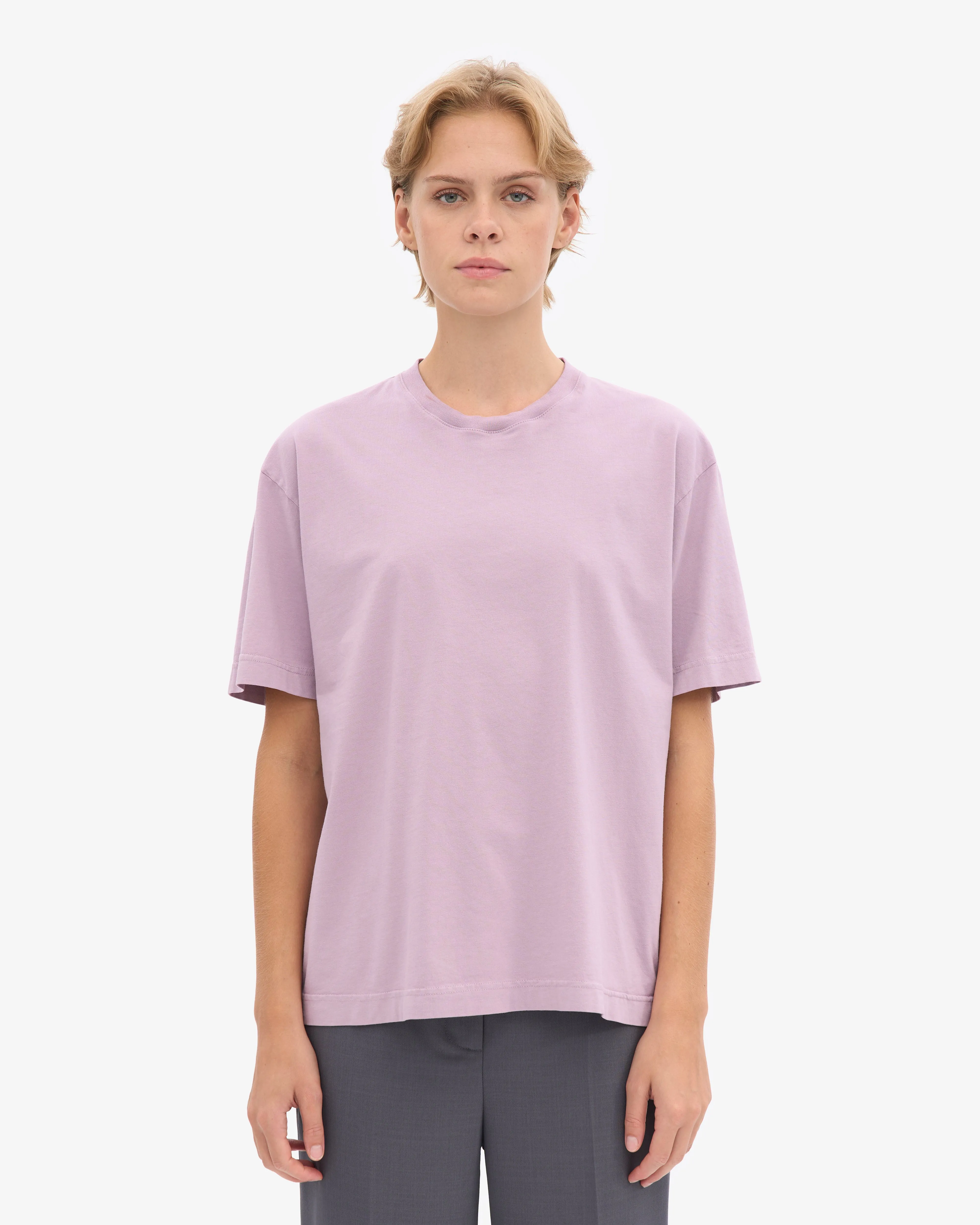 Oversized Organic T-Shirt - Pearly Purple sold by Colorful Standard product image thumbnail 2