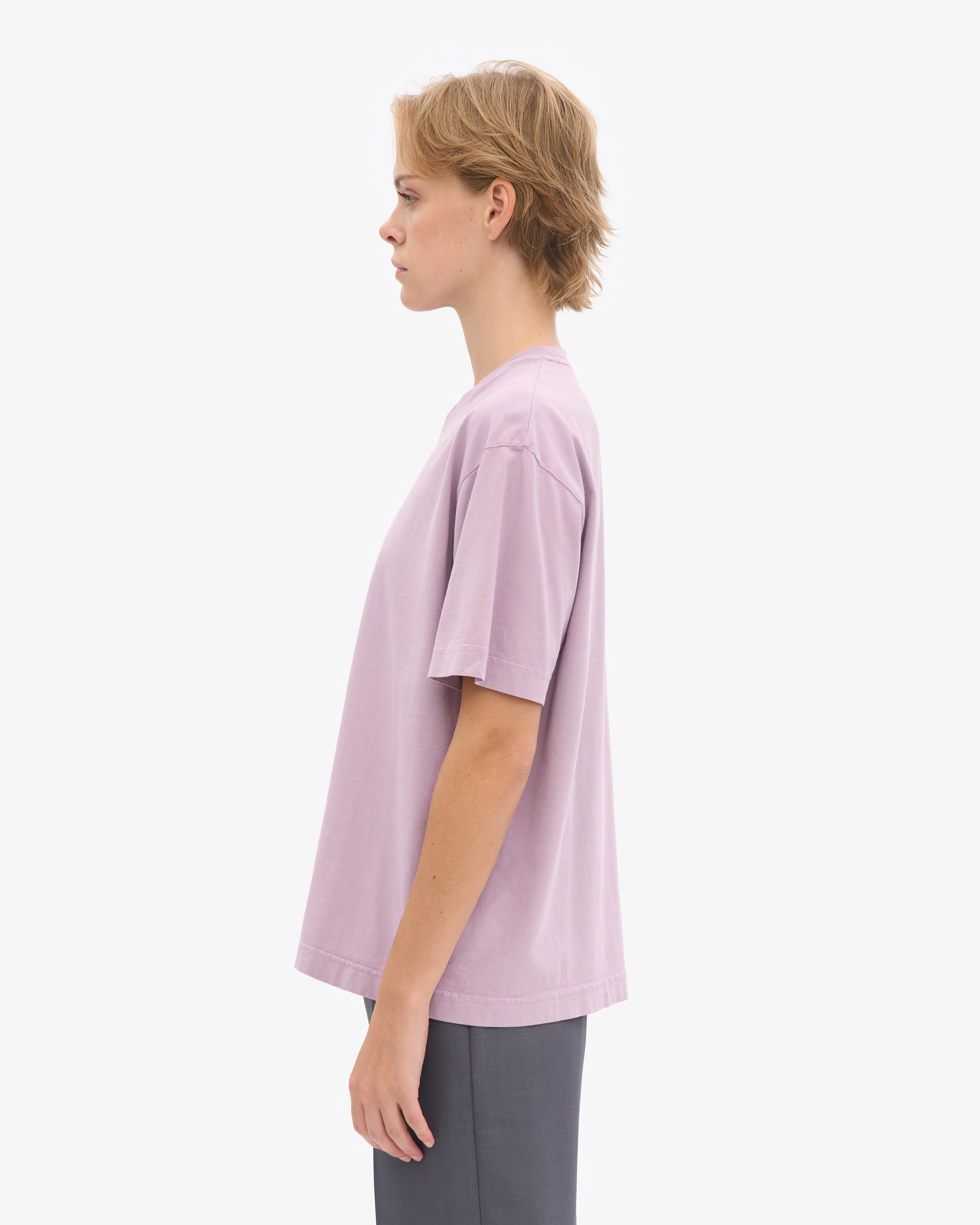 Oversized Organic T-Shirt - Pearly Purple sold by Colorful Standard product image thumbnail 3