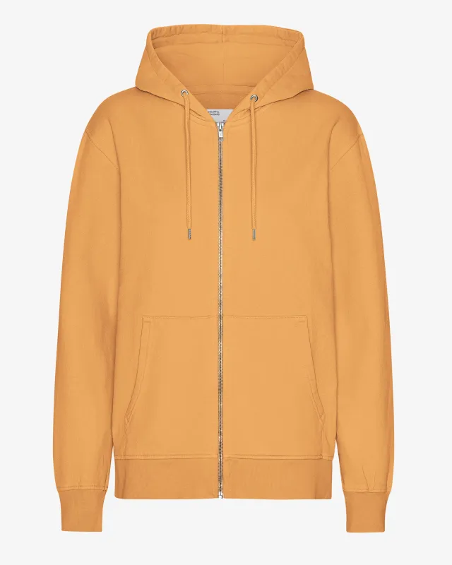 Classic Organic Zip Hood - Sandstone Orange sold by Colorful Standard