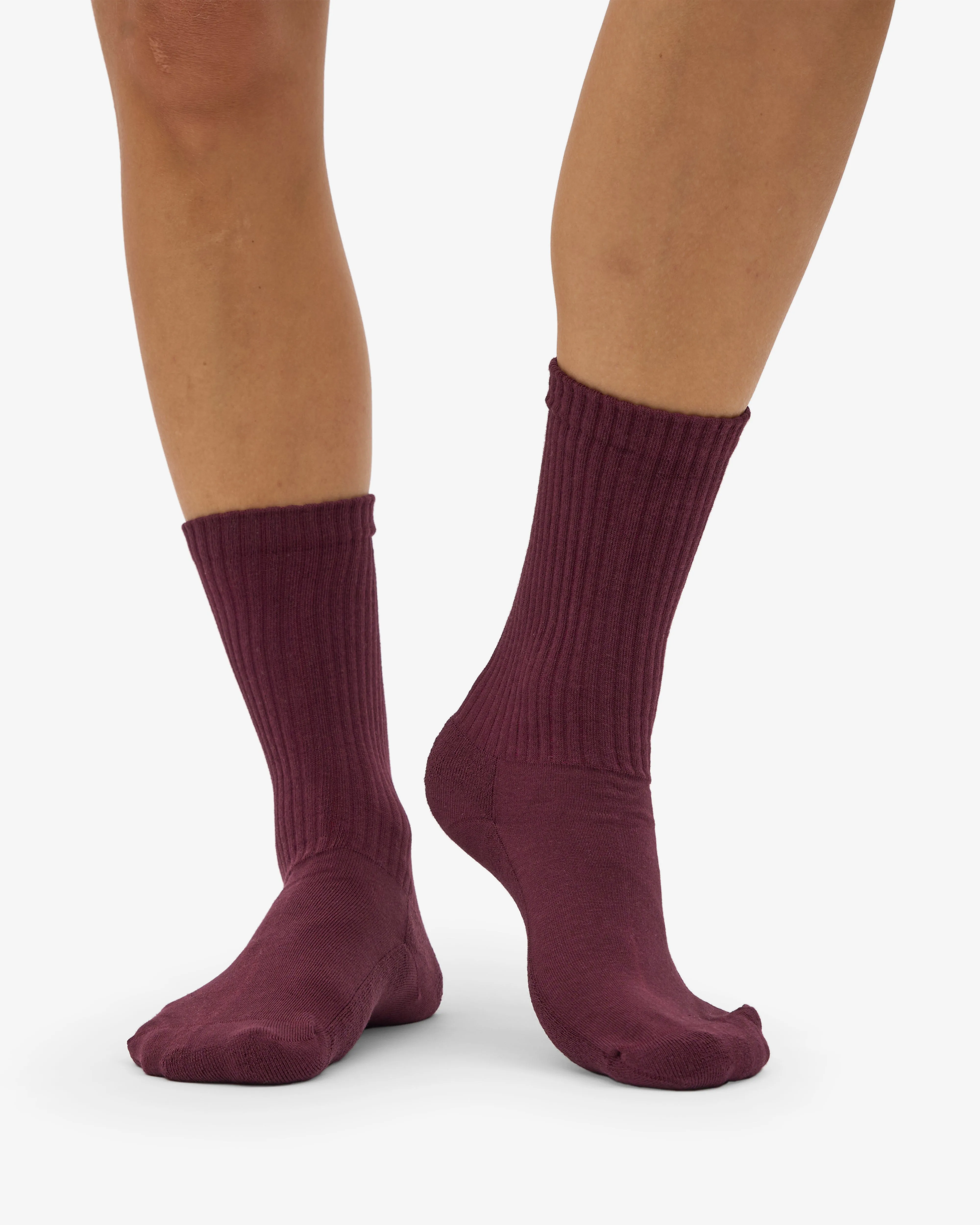 Organic Active Sock - Oxblood Red sold by Colorful Standard product image thumbnail 2