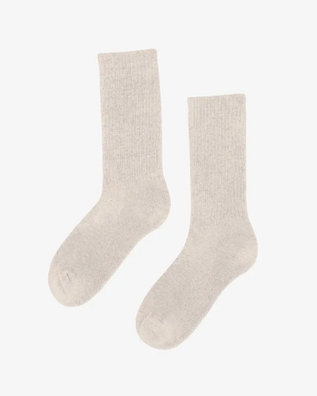 Organic Active Sock - Ivory White sold by Colorful Standard