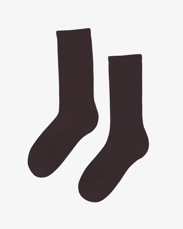Organic Active Sock - Coffee Brown made by Colorful Standard