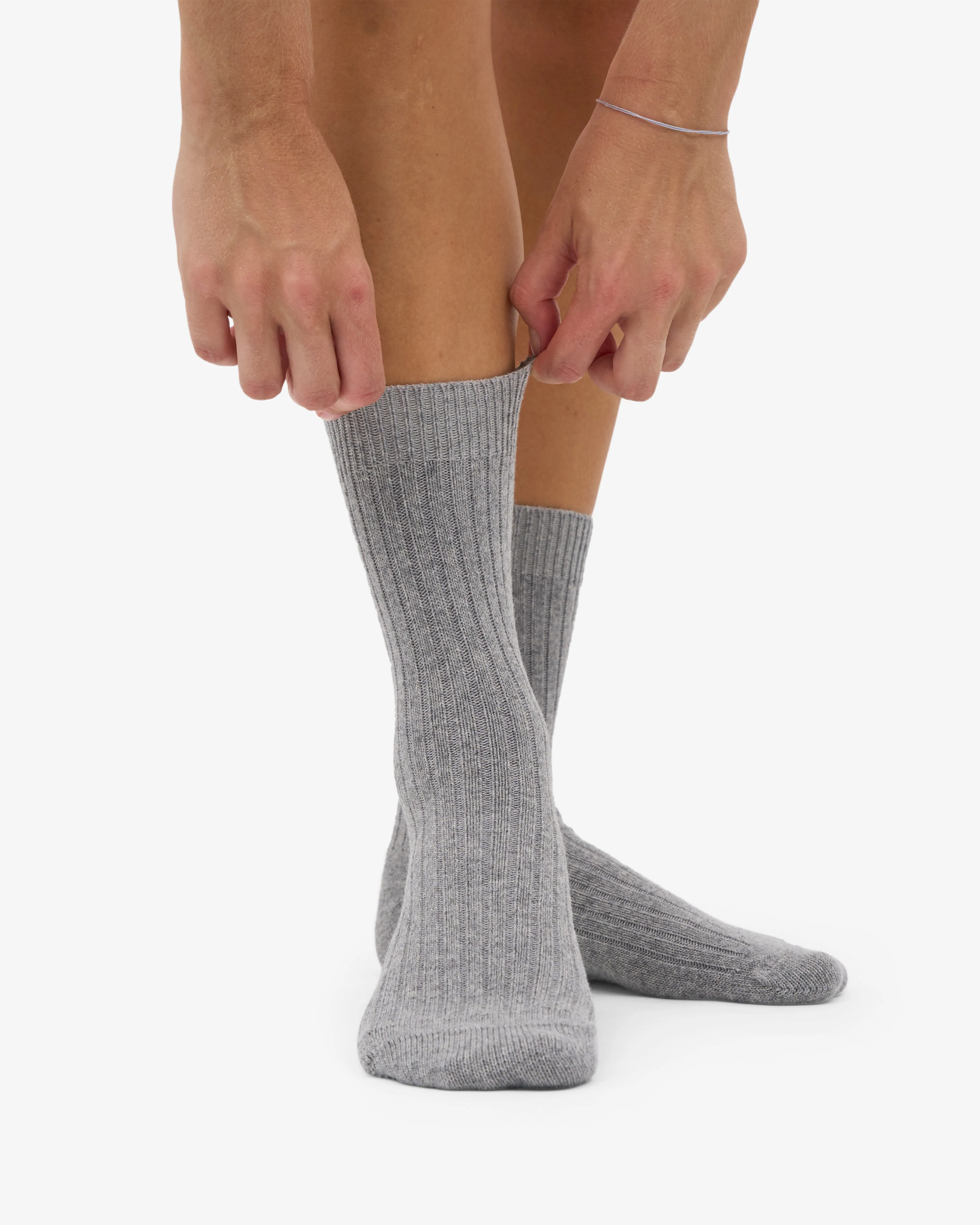 Merino Wool Blend Sock - Heather Grey sold by Colorful Standard product image thumbnail 4