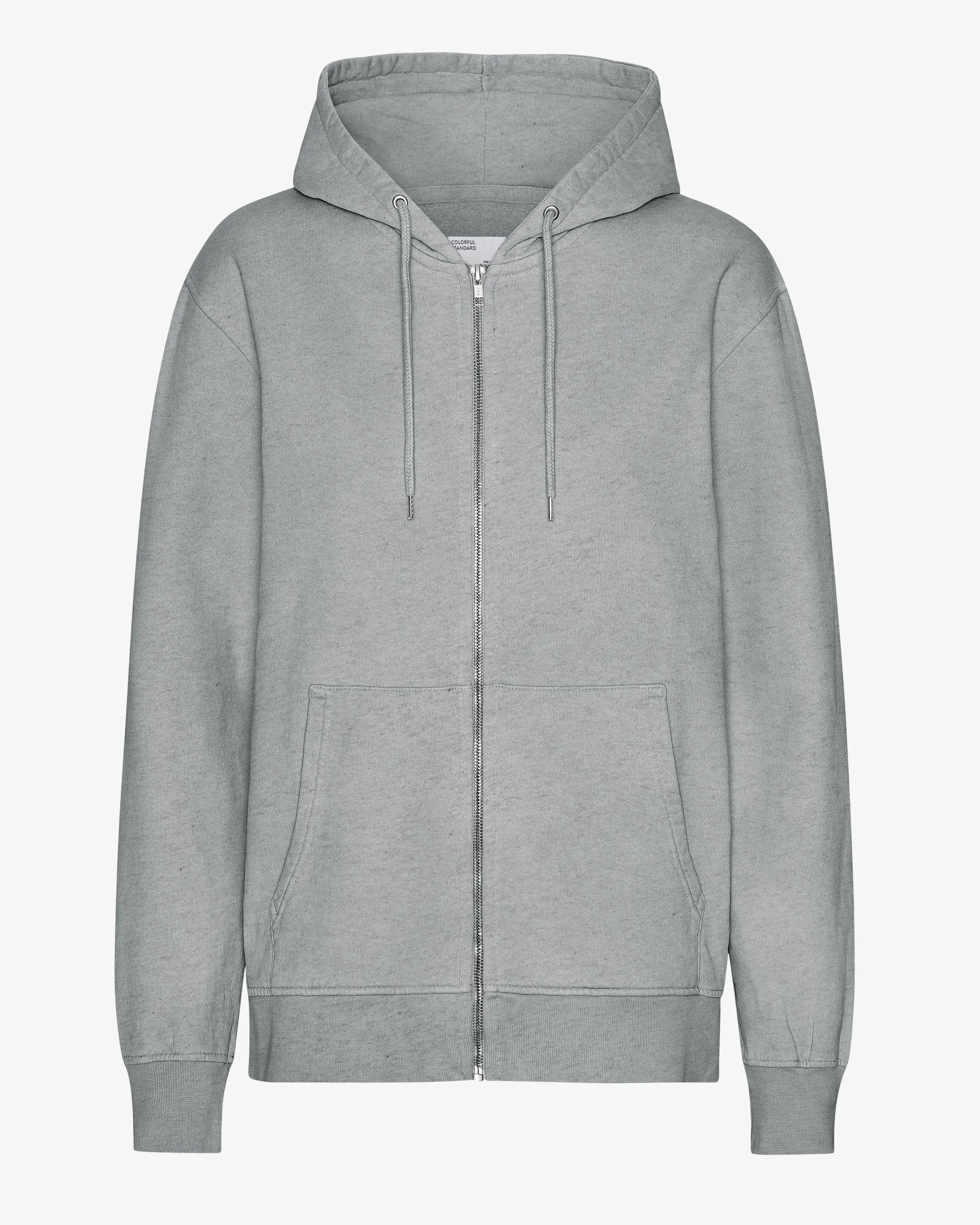 Classic Organic Zip Hood - Heather Grey sold by Colorful Standard