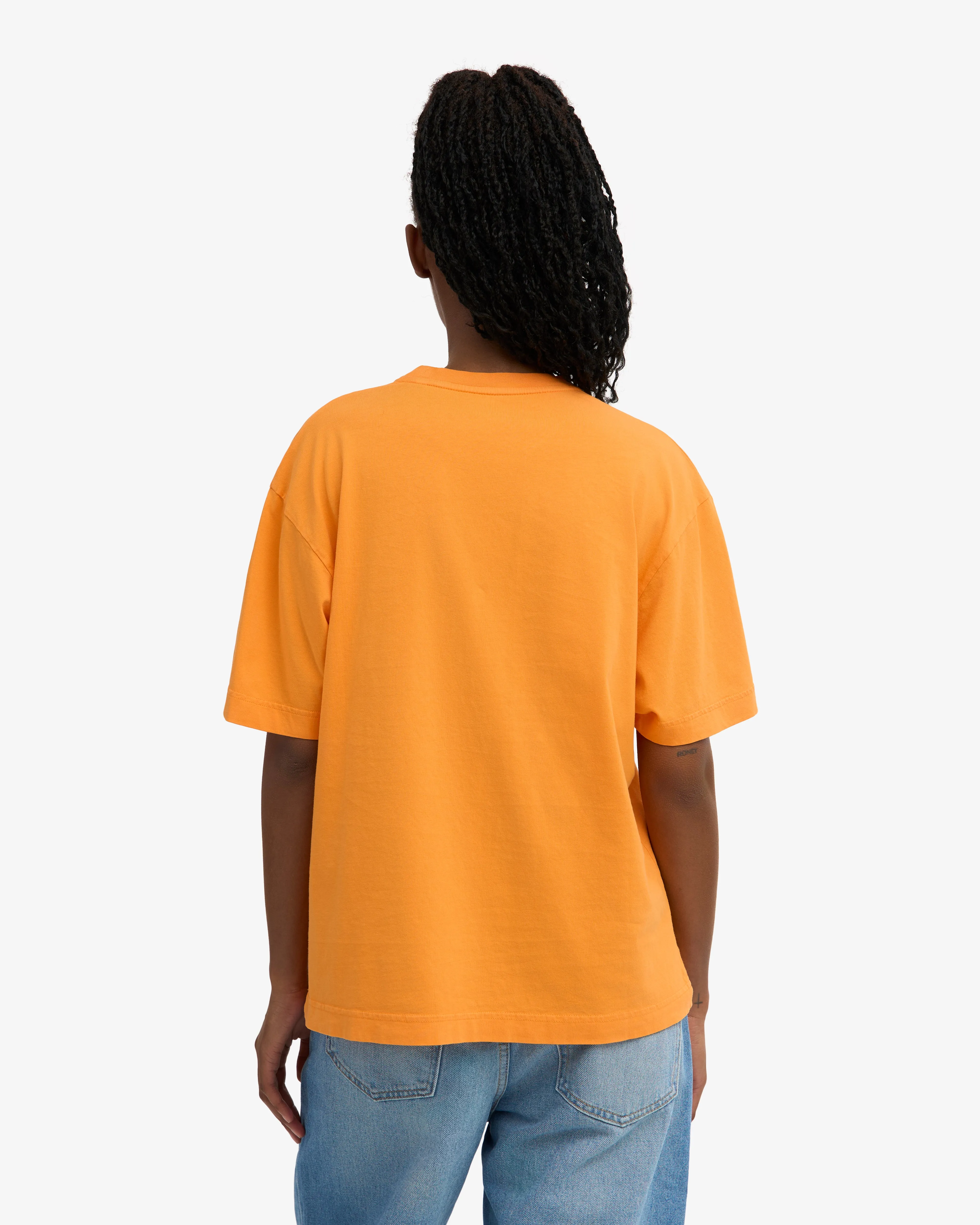 Oversized Organic T-Shirt - Sunny Orange sold by Colorful Standard product image thumbnail 4