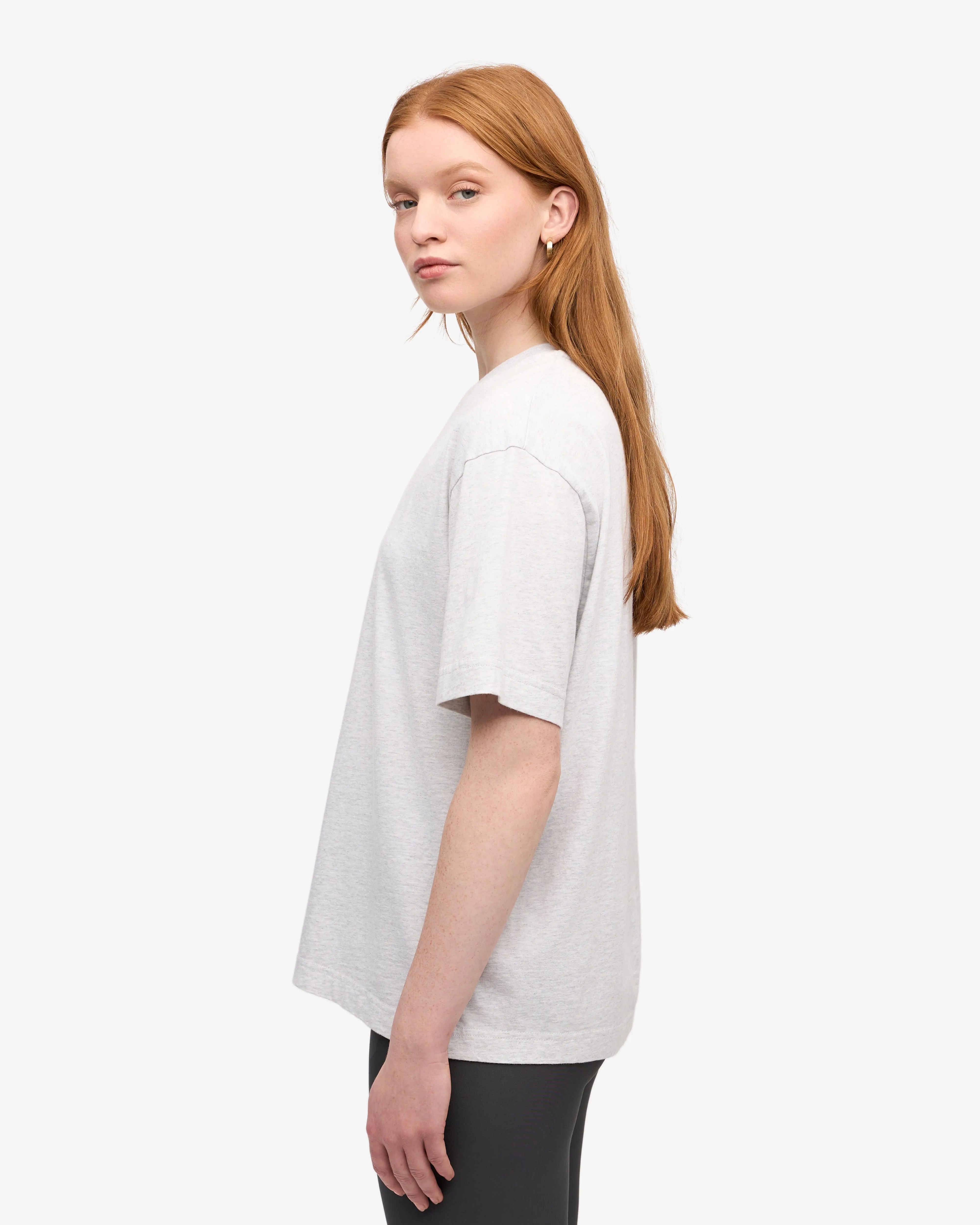 Oversized Organic T-Shirt - Snow Melange sold by Colorful Standard product image thumbnail 3