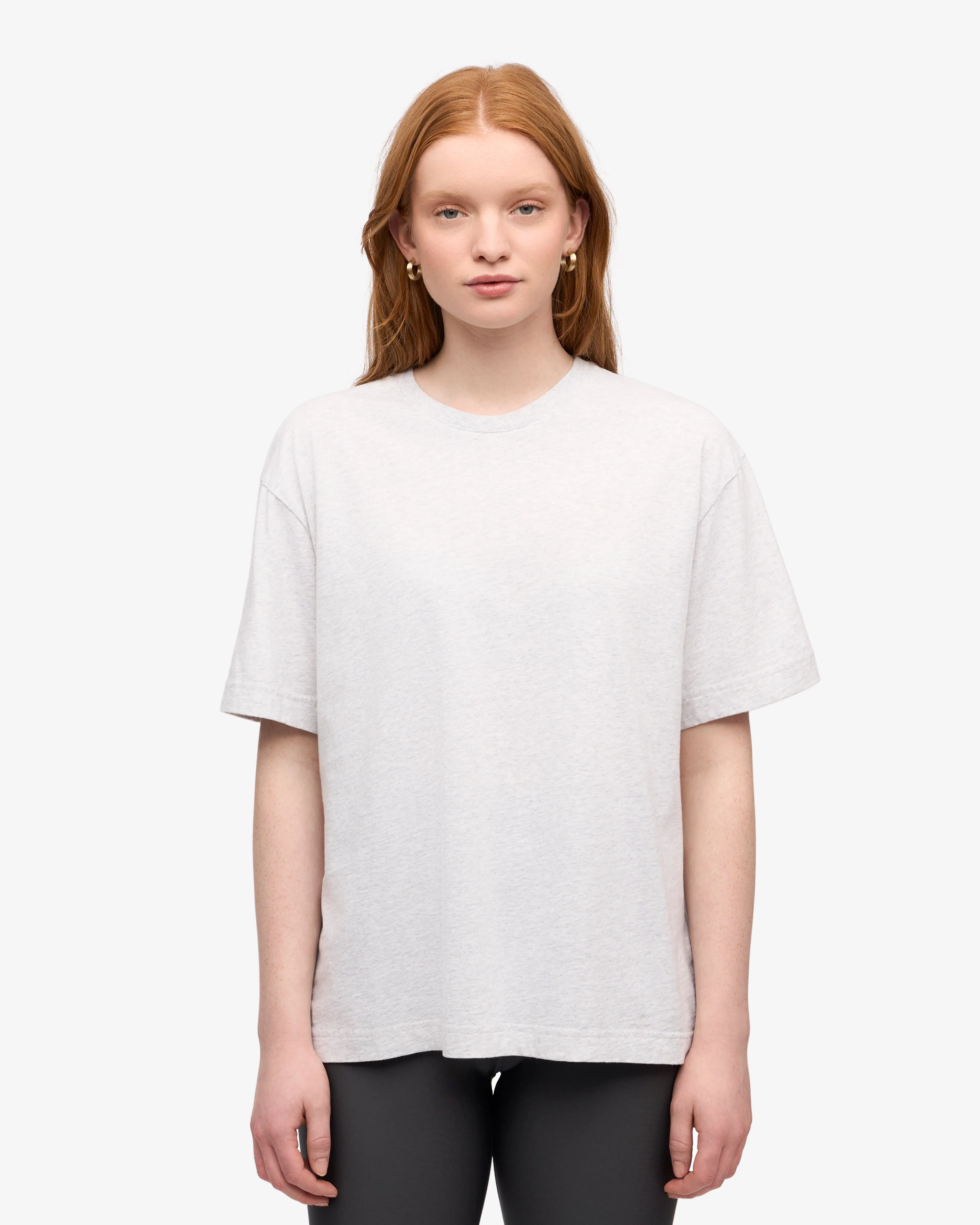 Oversized Organic T-Shirt - Snow Melange sold by Colorful Standard product image thumbnail 2
