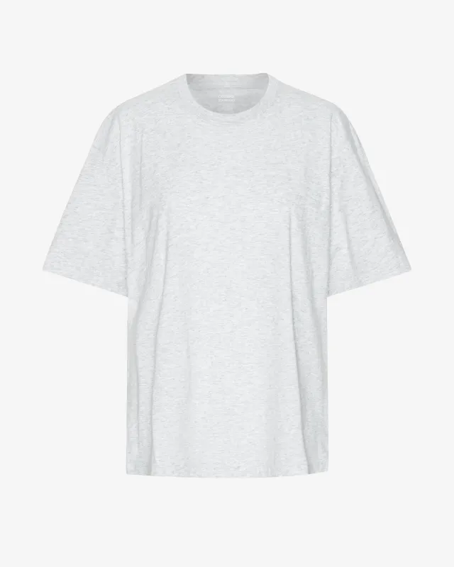 Oversized Organic T-Shirt - Snow Melange sold by Colorful Standard