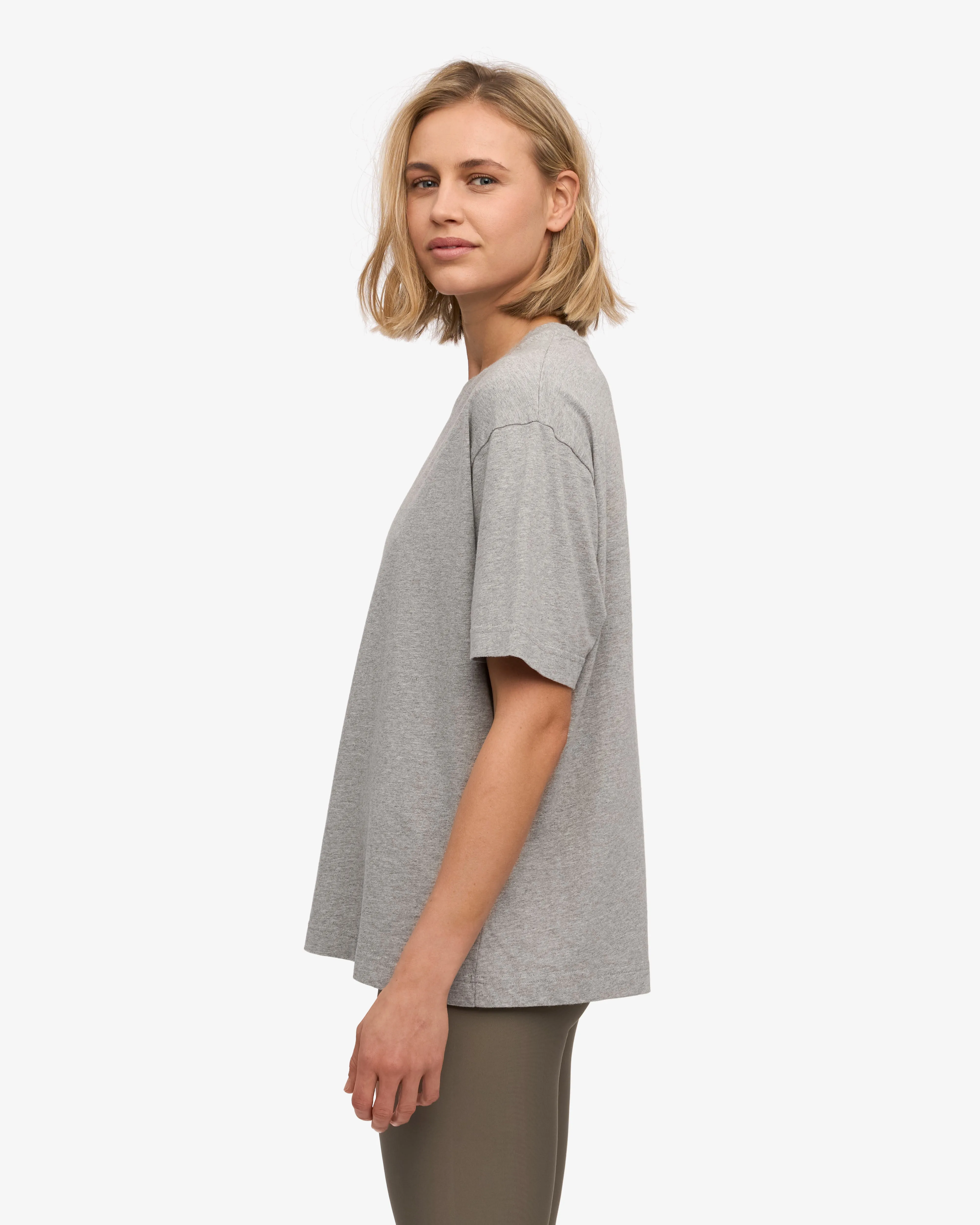 Oversized Organic T-Shirt - Heather Grey sold by Colorful Standard product image thumbnail 3