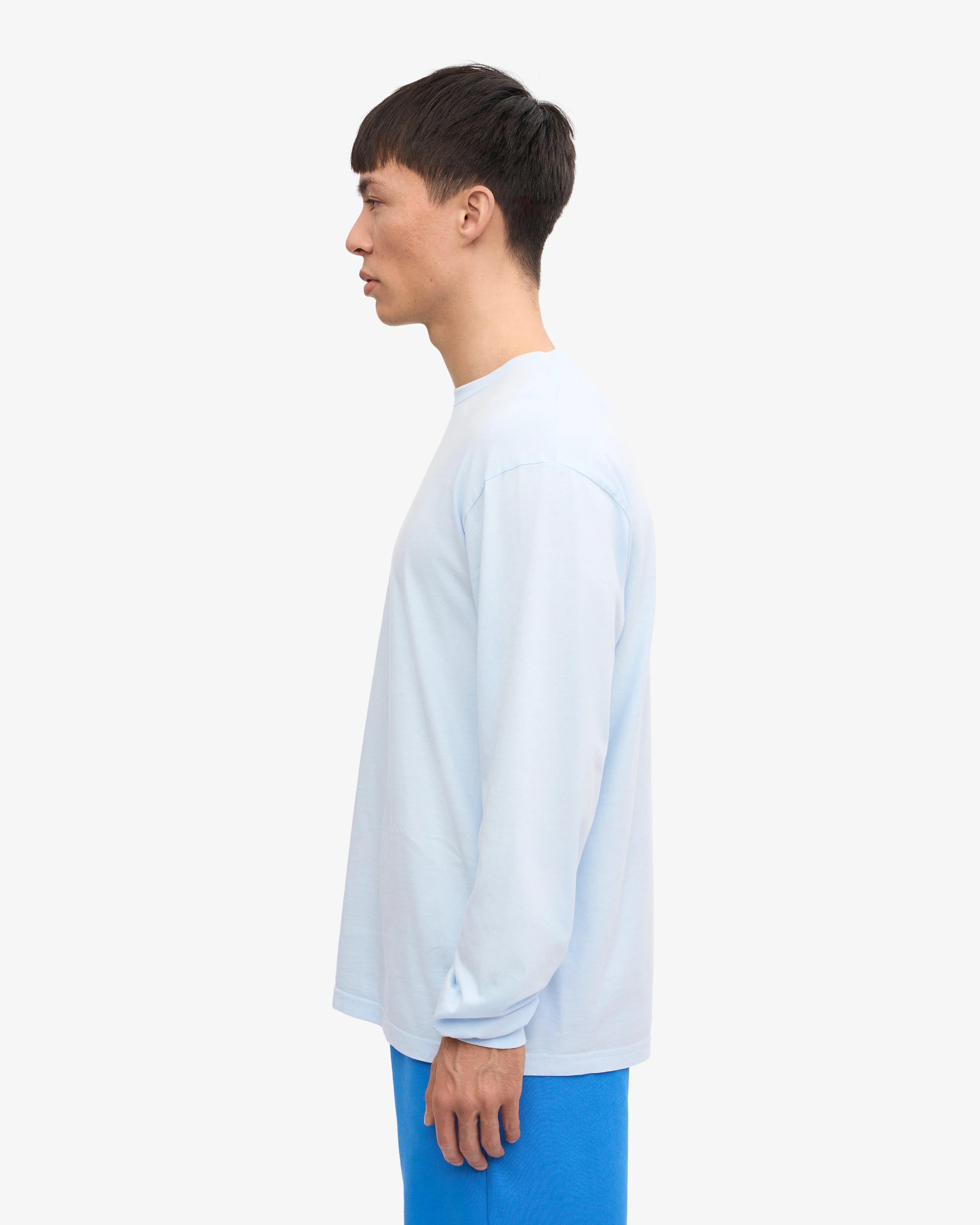 Oversized Organic LS T-Shirt - Polar Blue sold by Colorful Standard product image thumbnail 3
