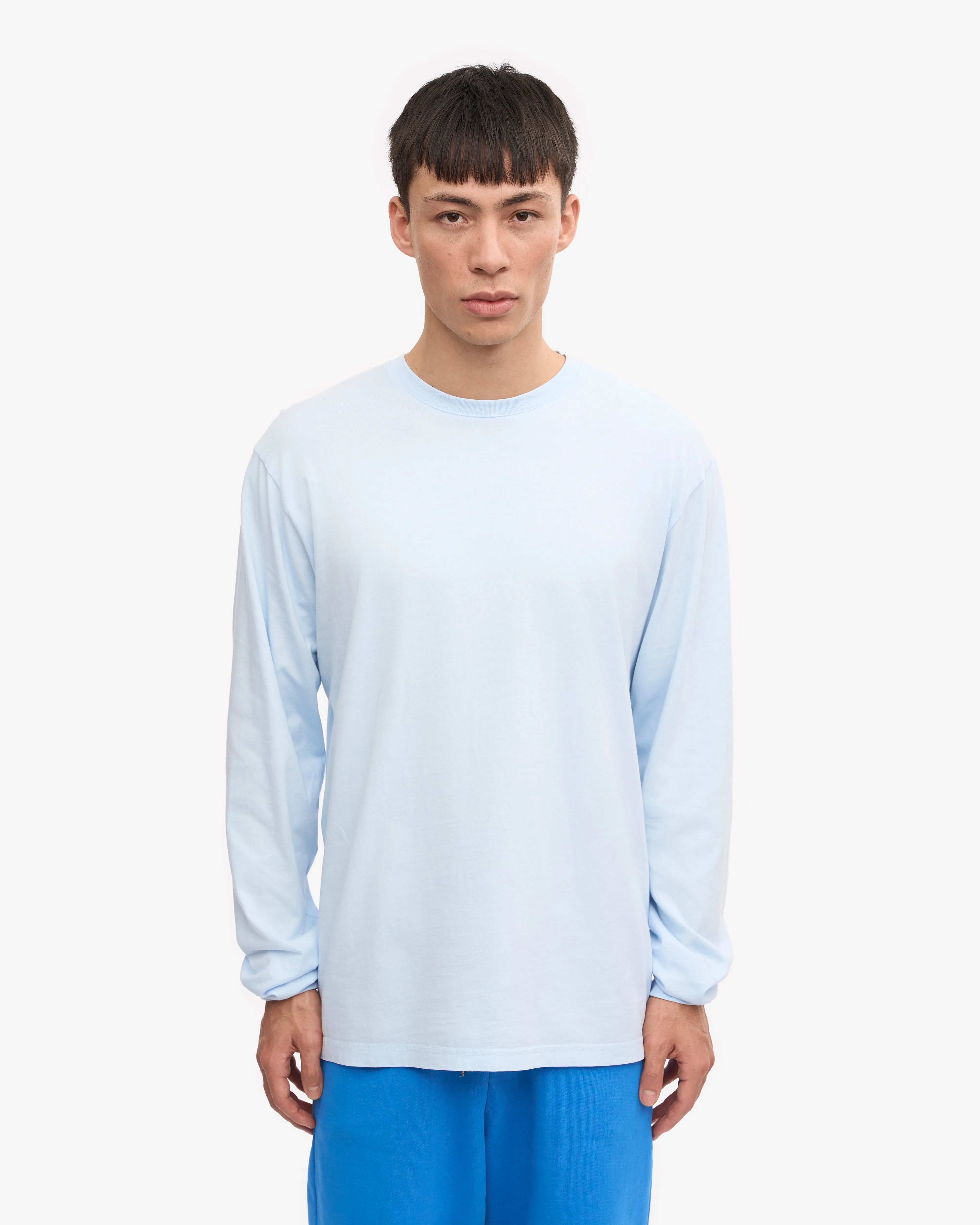 Oversized Organic LS T-Shirt - Polar Blue sold by Colorful Standard product image thumbnail 2