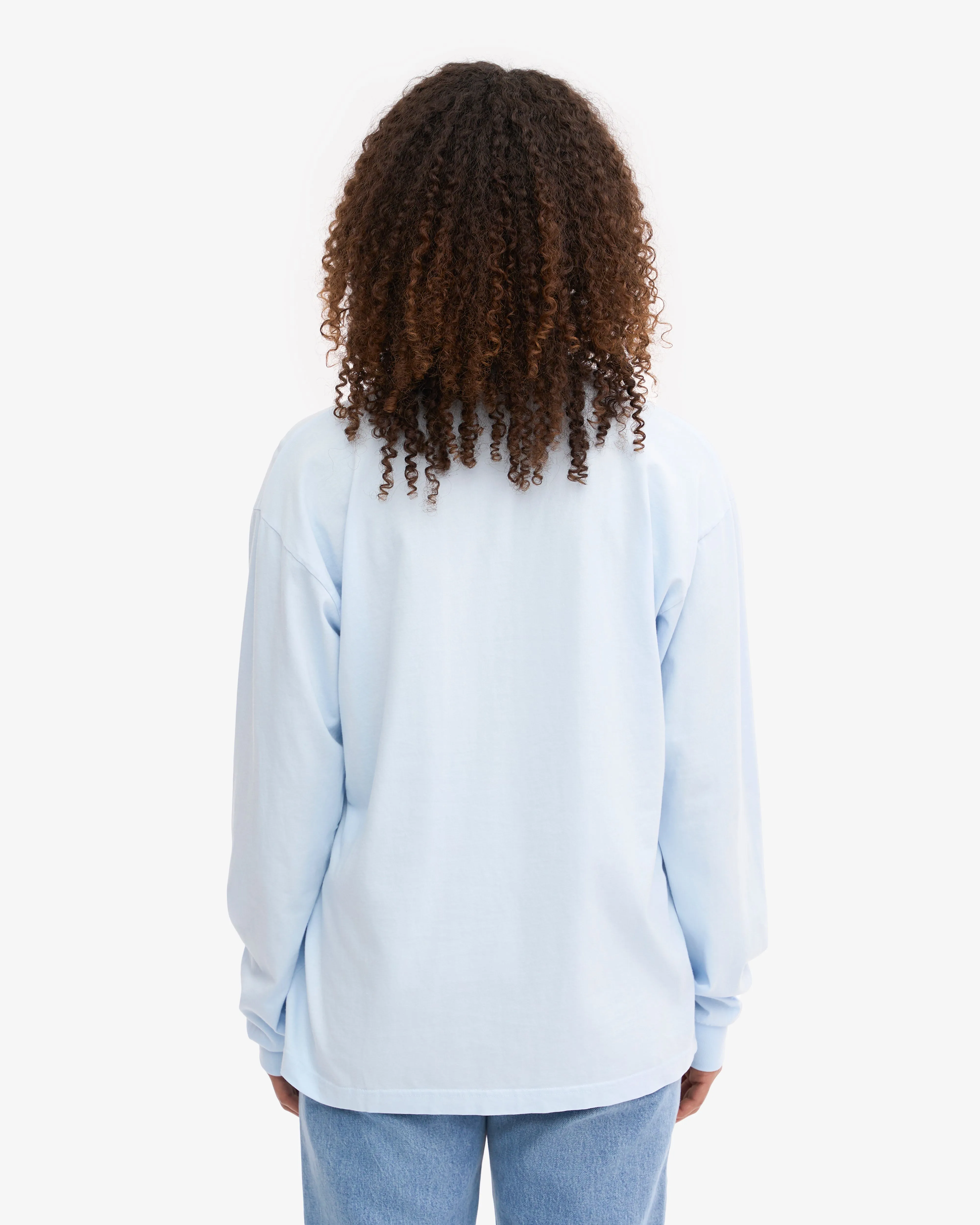 Oversized Organic LS T-Shirt - Polar Blue sold by Colorful Standard product image thumbnail 4