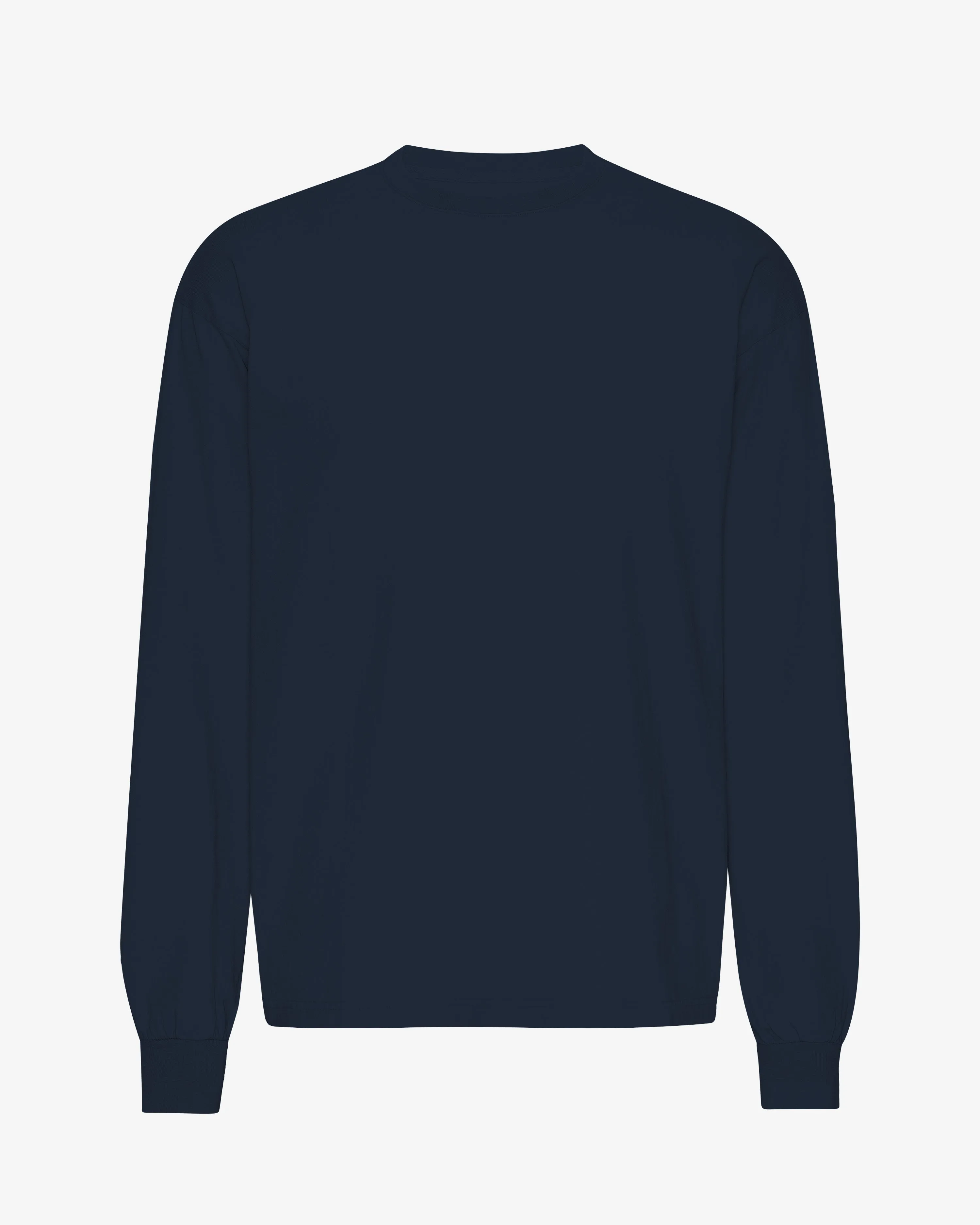 Oversized Organic LS T-Shirt - Navy Blue sold by Colorful Standard