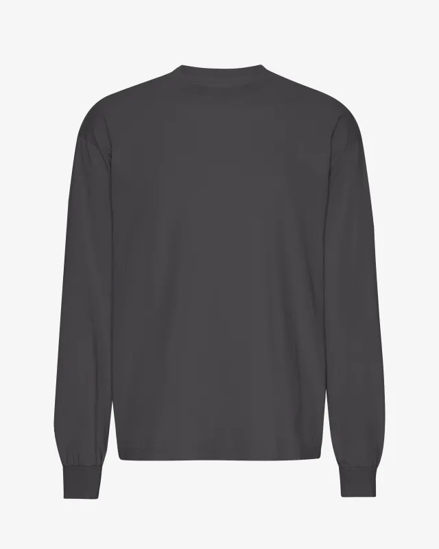 Oversized Organic LS T-Shirt - Lava Grey sold by Colorful Standard