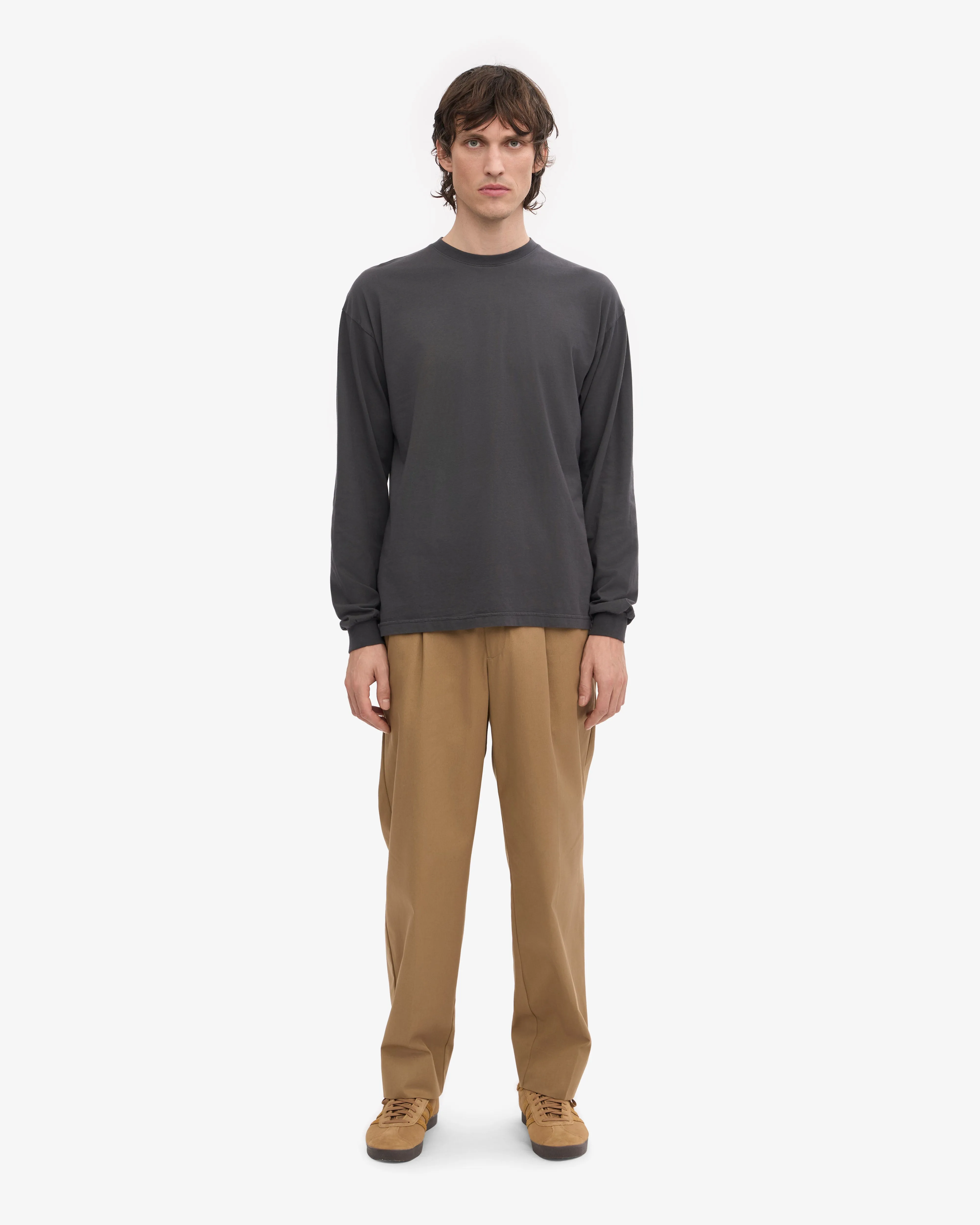 Oversized Organic LS T-Shirt - Lava Grey sold by Colorful Standard product image thumbnail 5