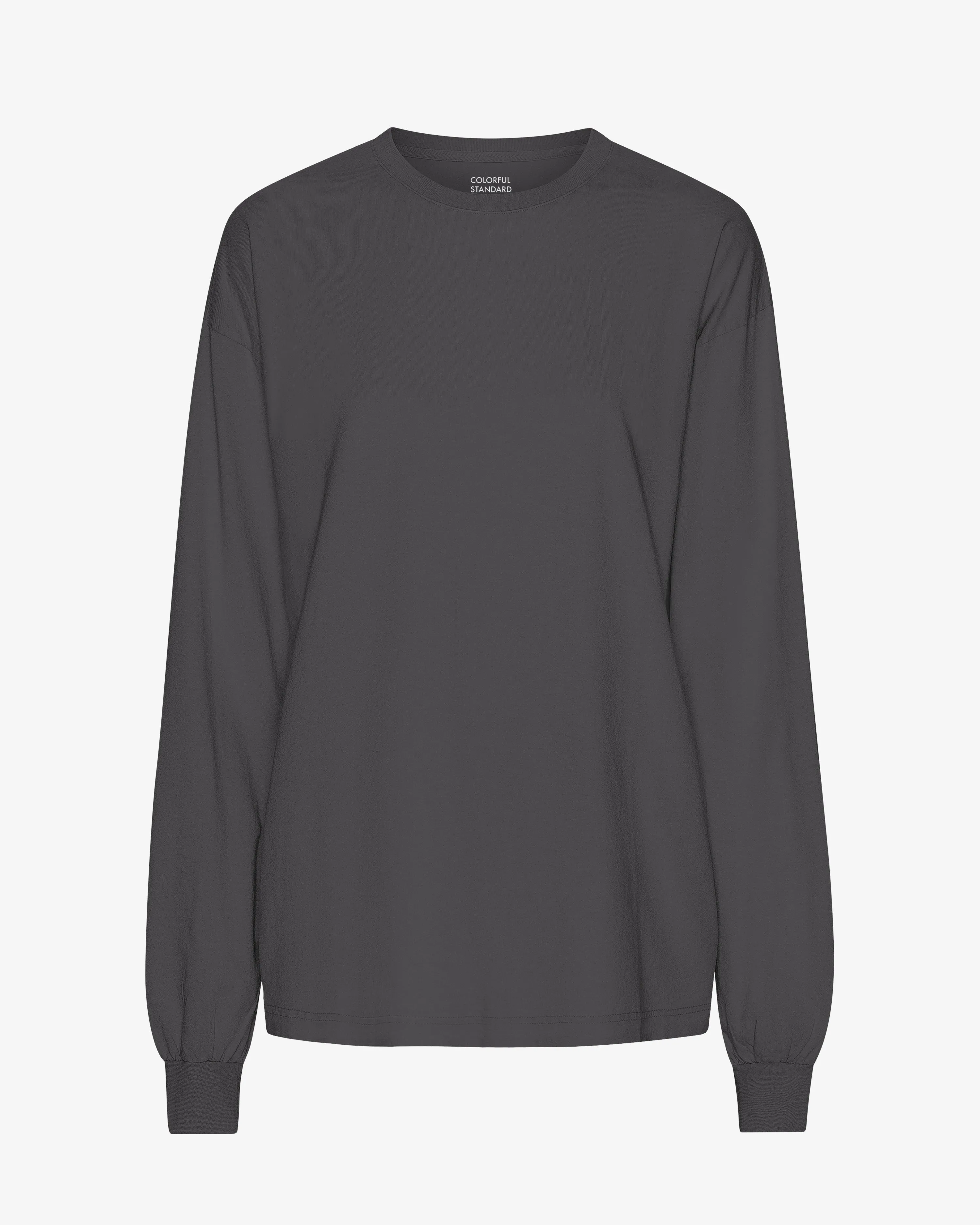 Oversized Organic LS T-Shirt - Lava Grey sold by Colorful Standard