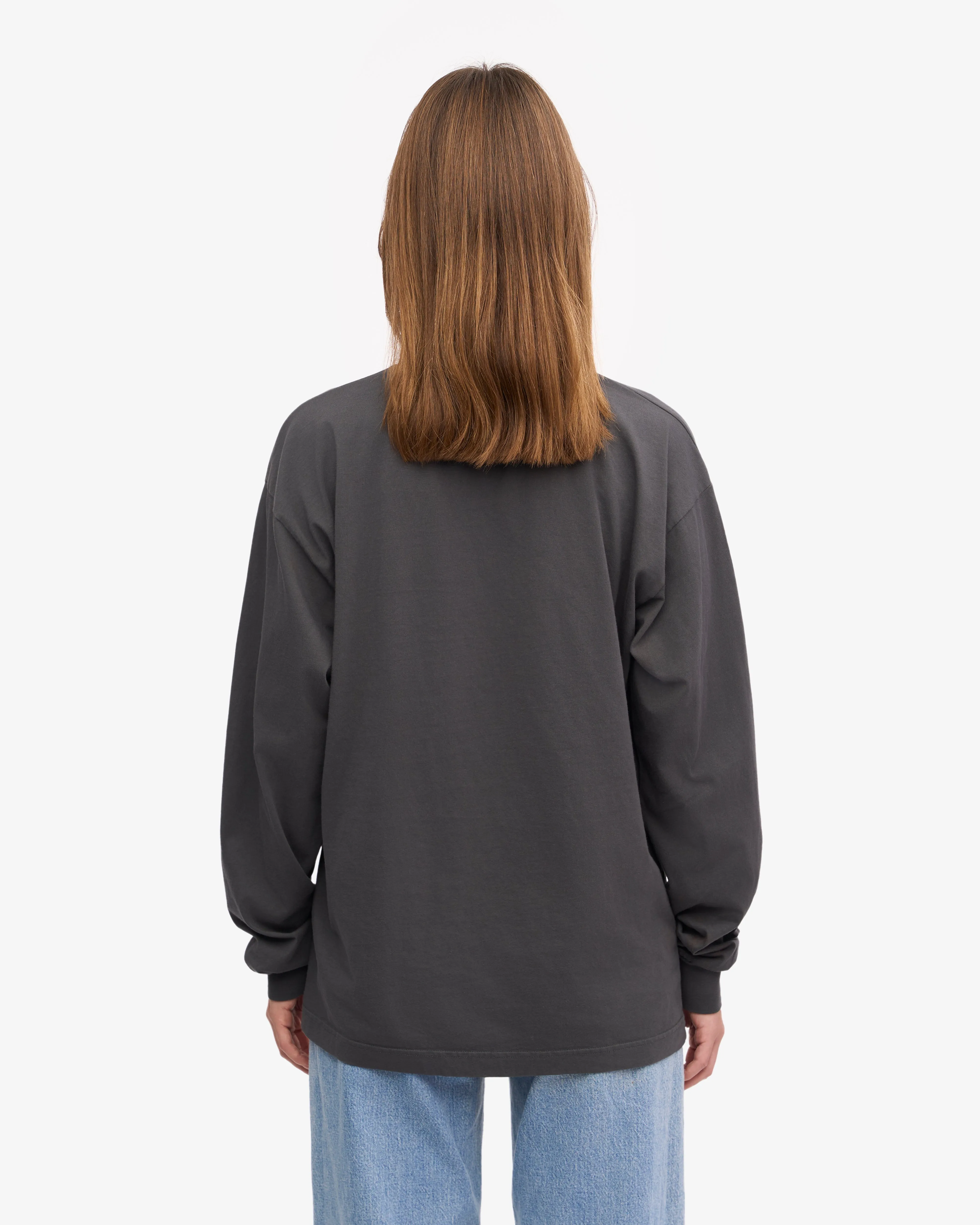 Oversized Organic LS T-Shirt - Lava Grey sold by Colorful Standard product image thumbnail 4