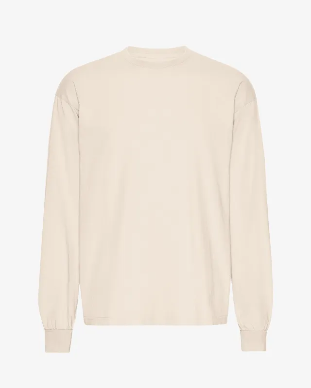 Oversized Organic LS T-Shirt - Ivory White sold by Colorful Standard