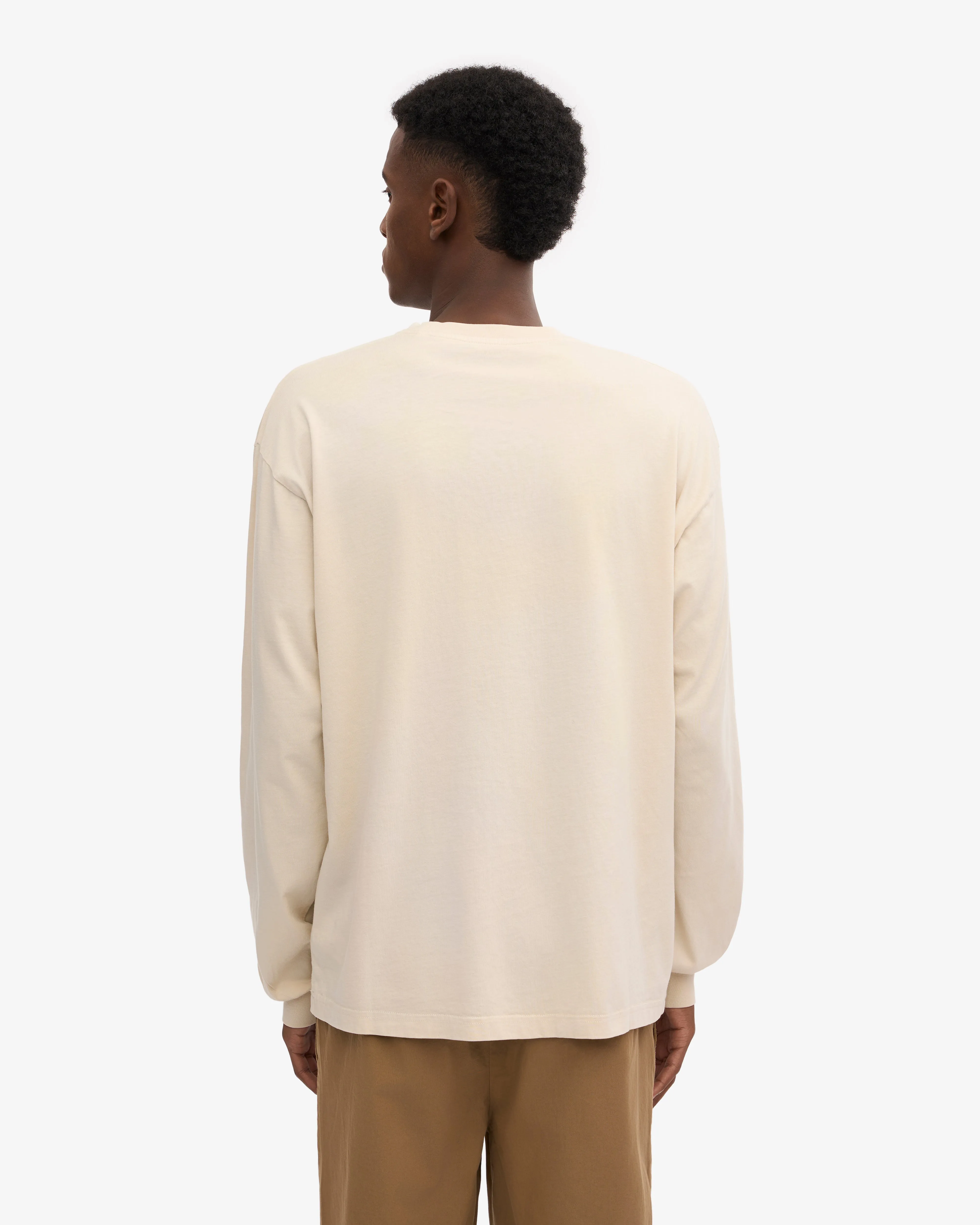 Oversized Organic LS T-Shirt - Ivory White sold by Colorful Standard product image thumbnail 4