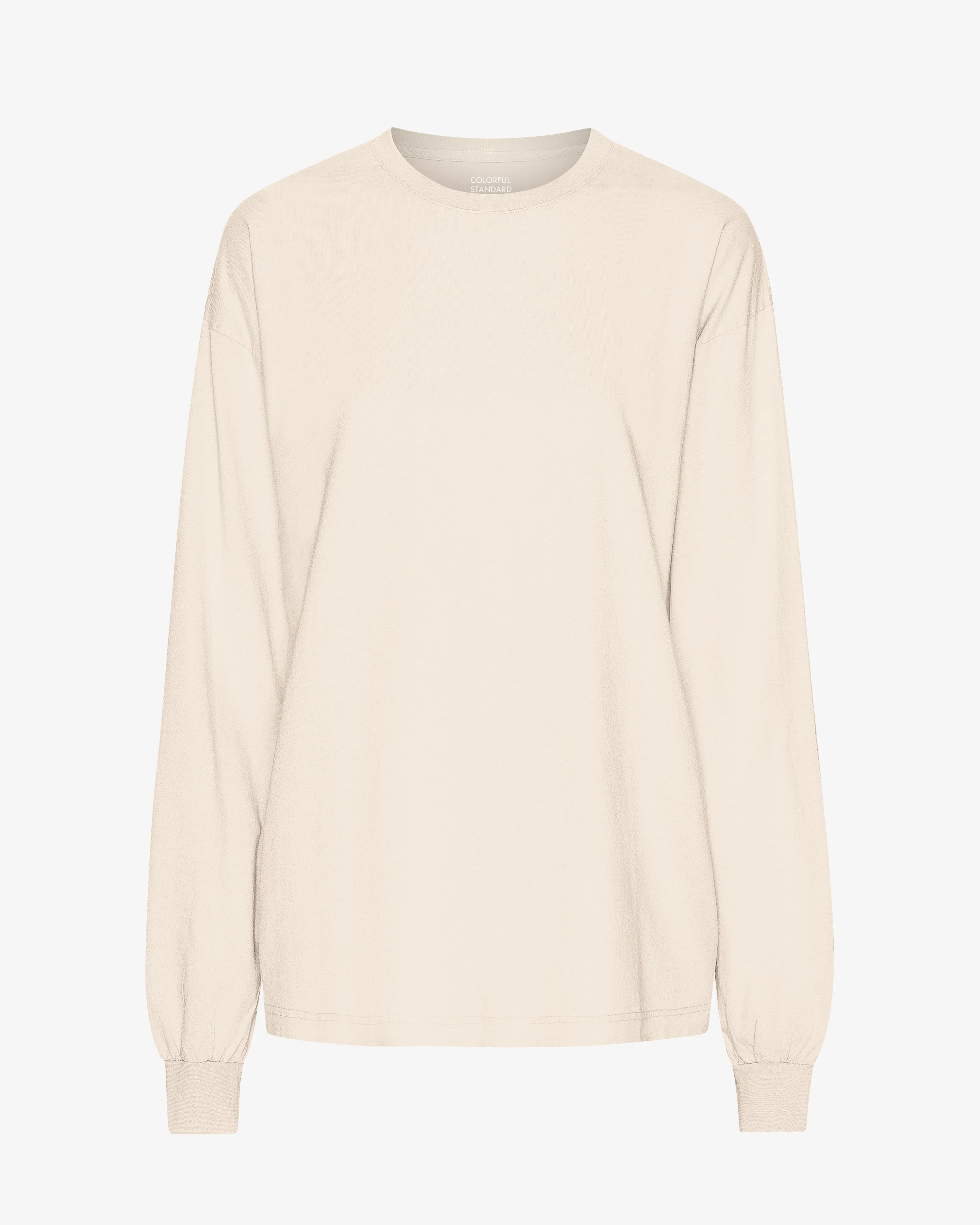 Oversized Organic LS T-Shirt - Ivory White sold by Colorful Standard