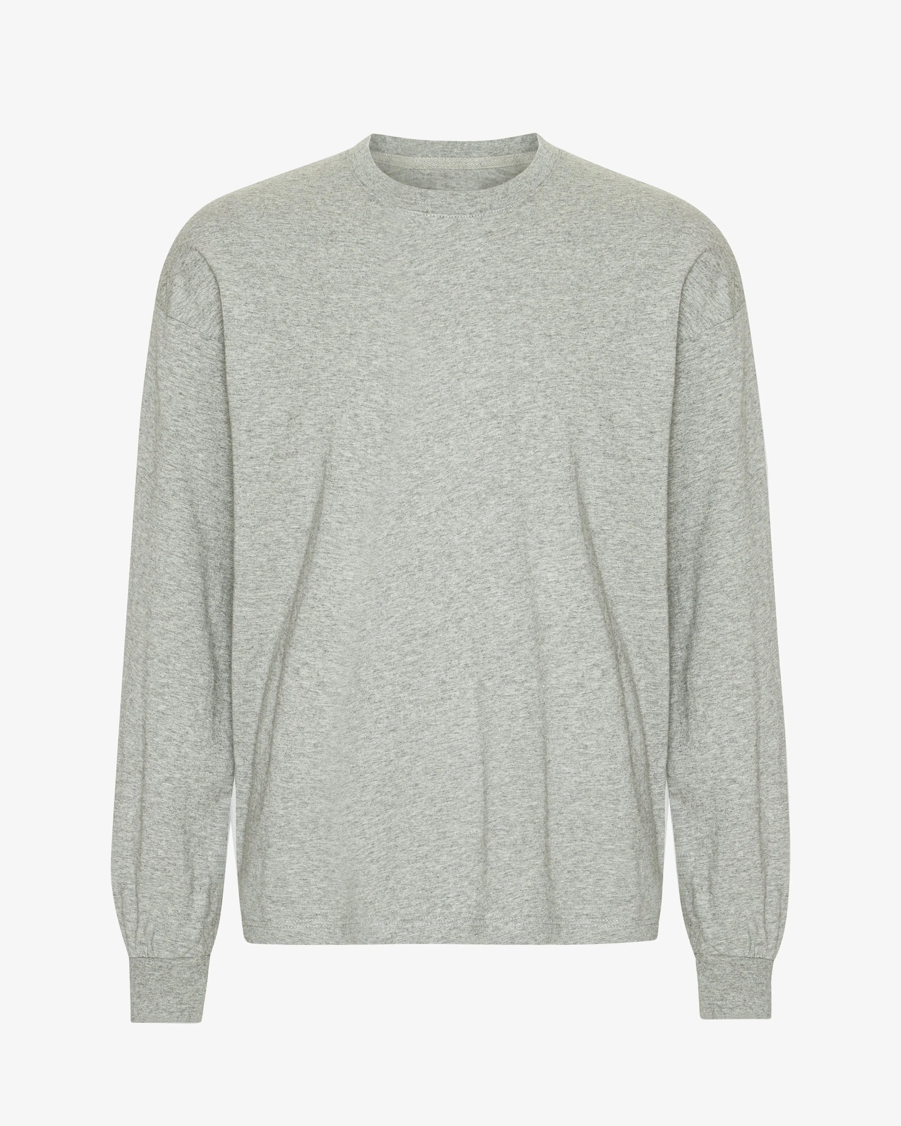 Oversized Organic LS T-Shirt - Heather Grey sold by Colorful Standard