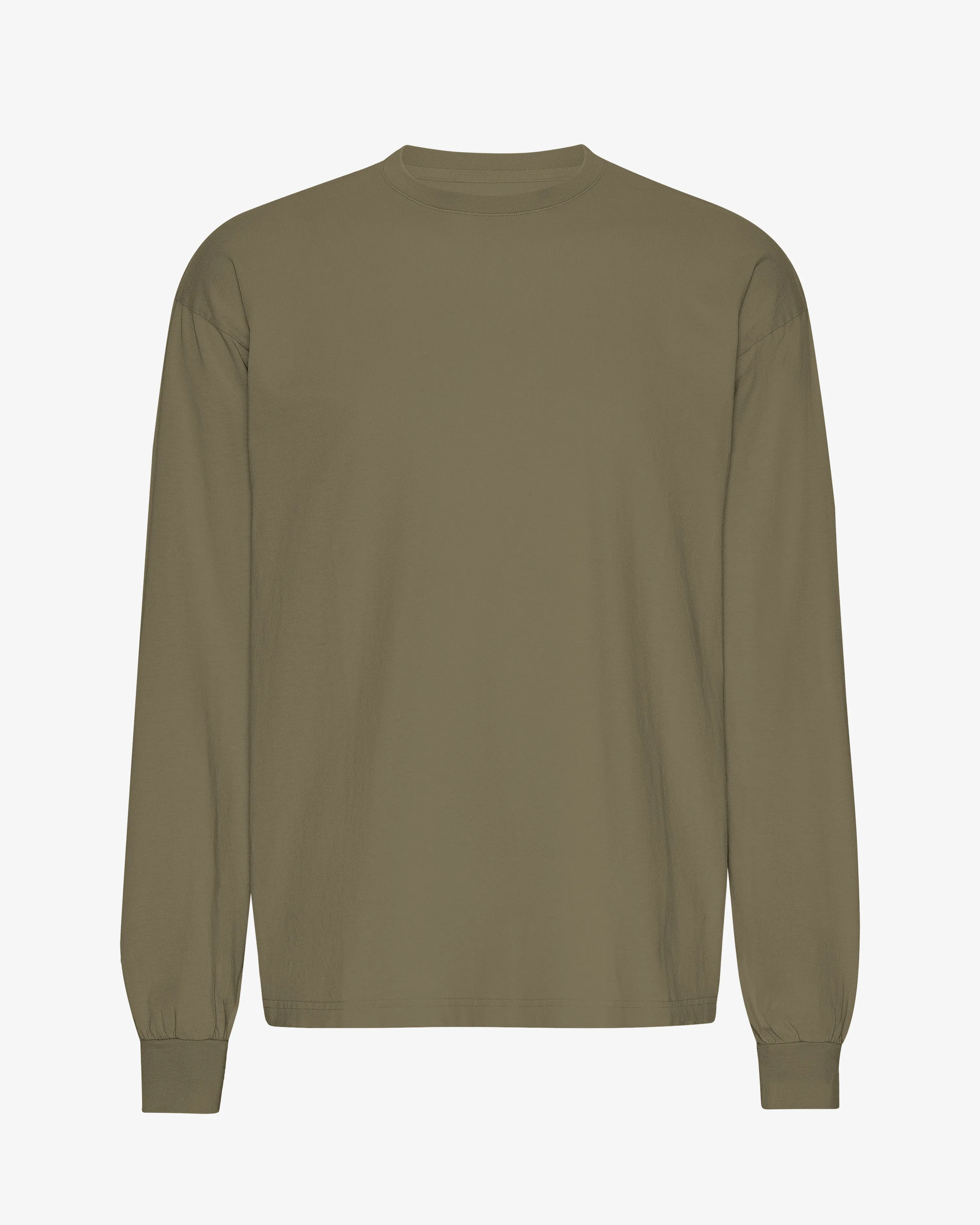 Oversized Organic LS T-Shirt - Dusty Olive sold by Colorful Standard