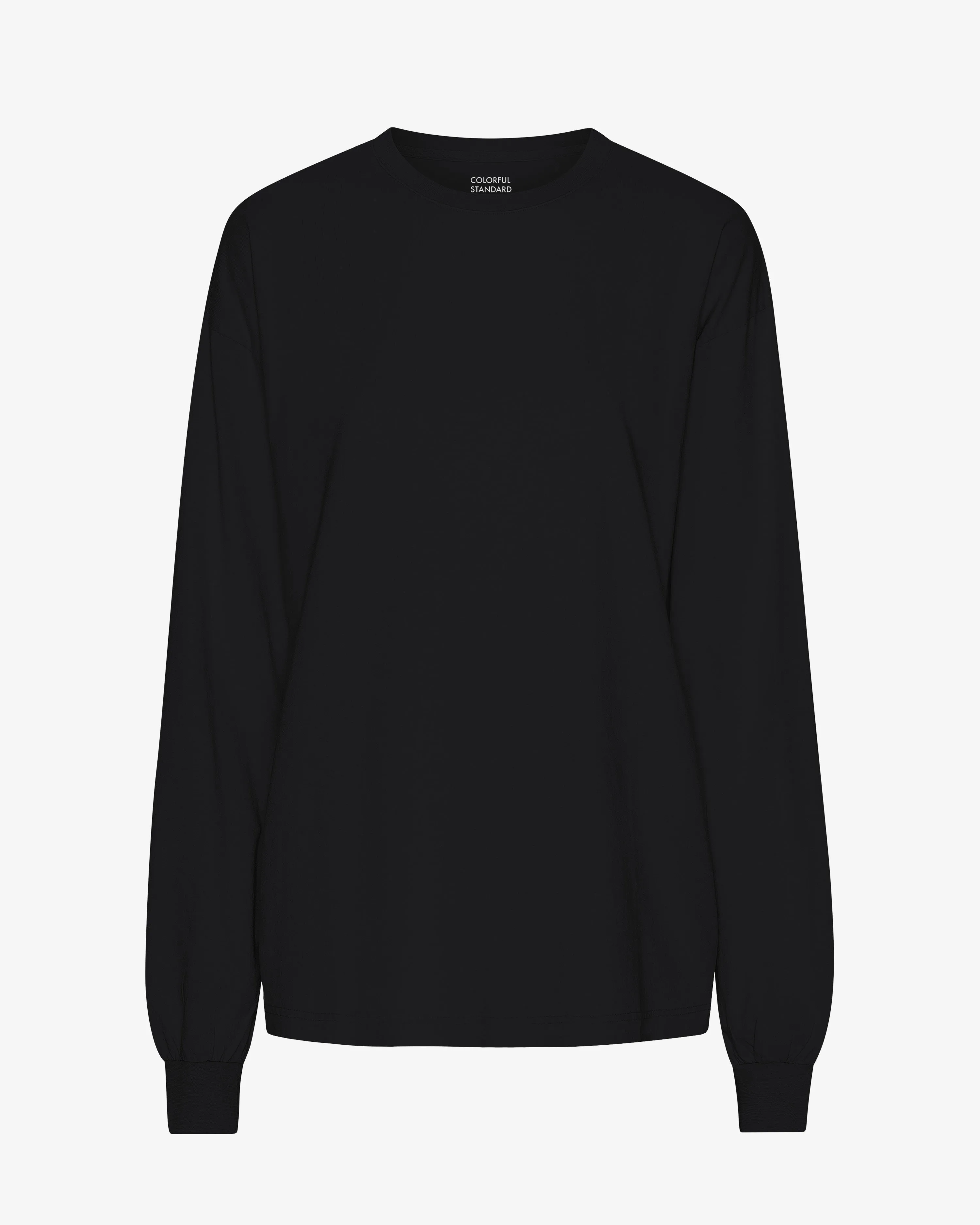 Oversized Organic LS T-Shirt - Deep Black sold by Colorful Standard