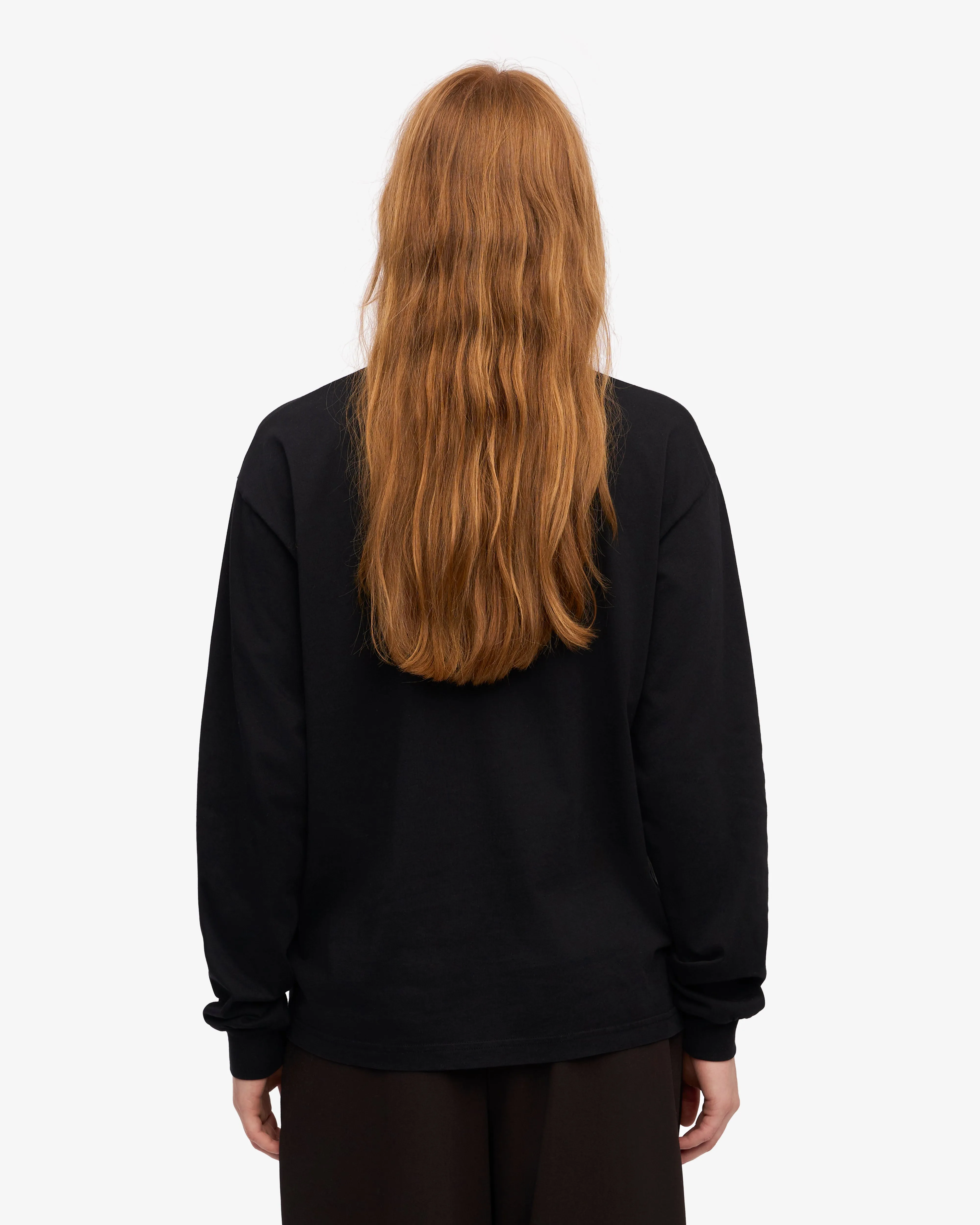 Oversized Organic LS T-Shirt - Deep Black sold by Colorful Standard product image thumbnail 4