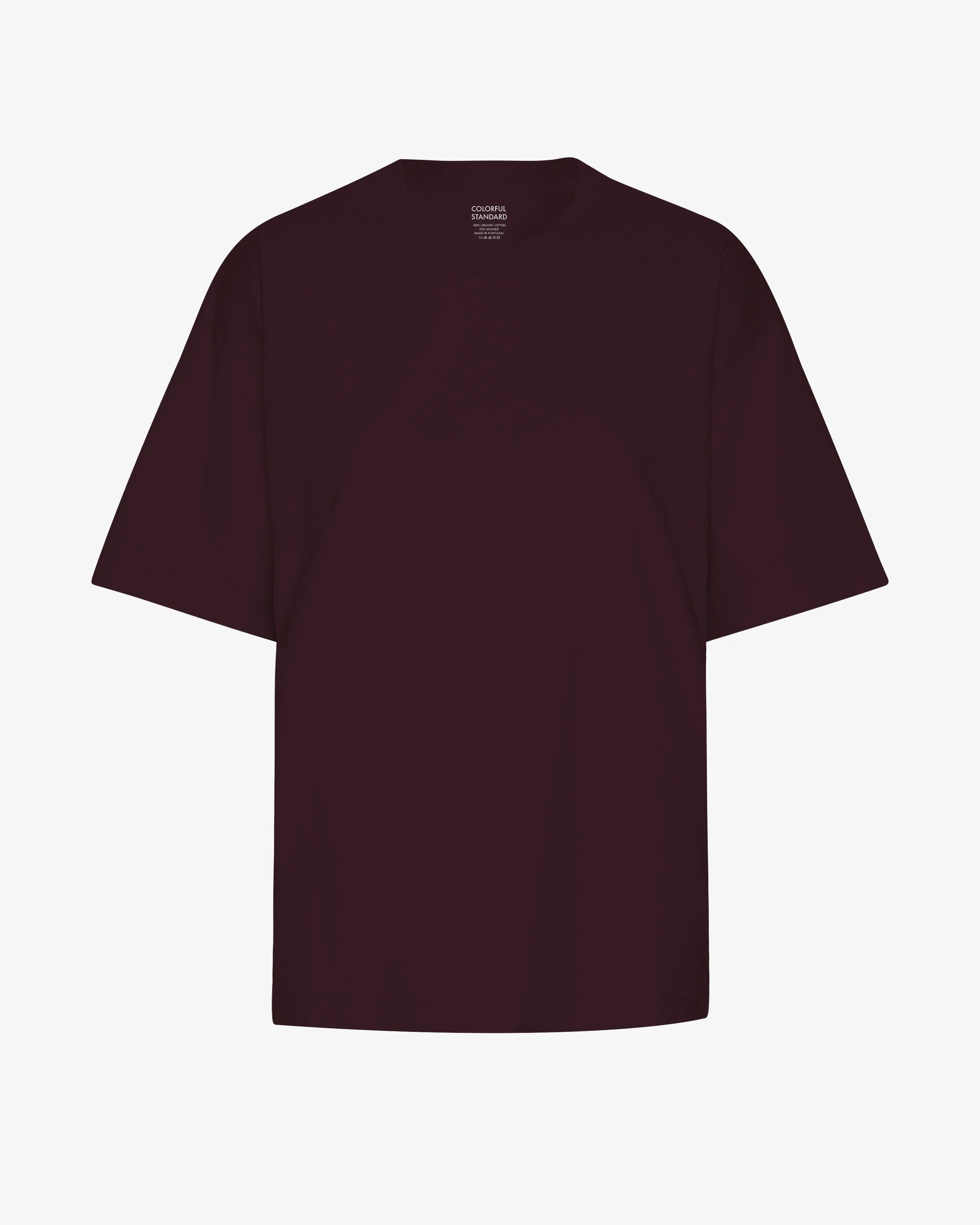 Oversized Organic T-Shirt - Oxblood Red sold by Colorful Standard