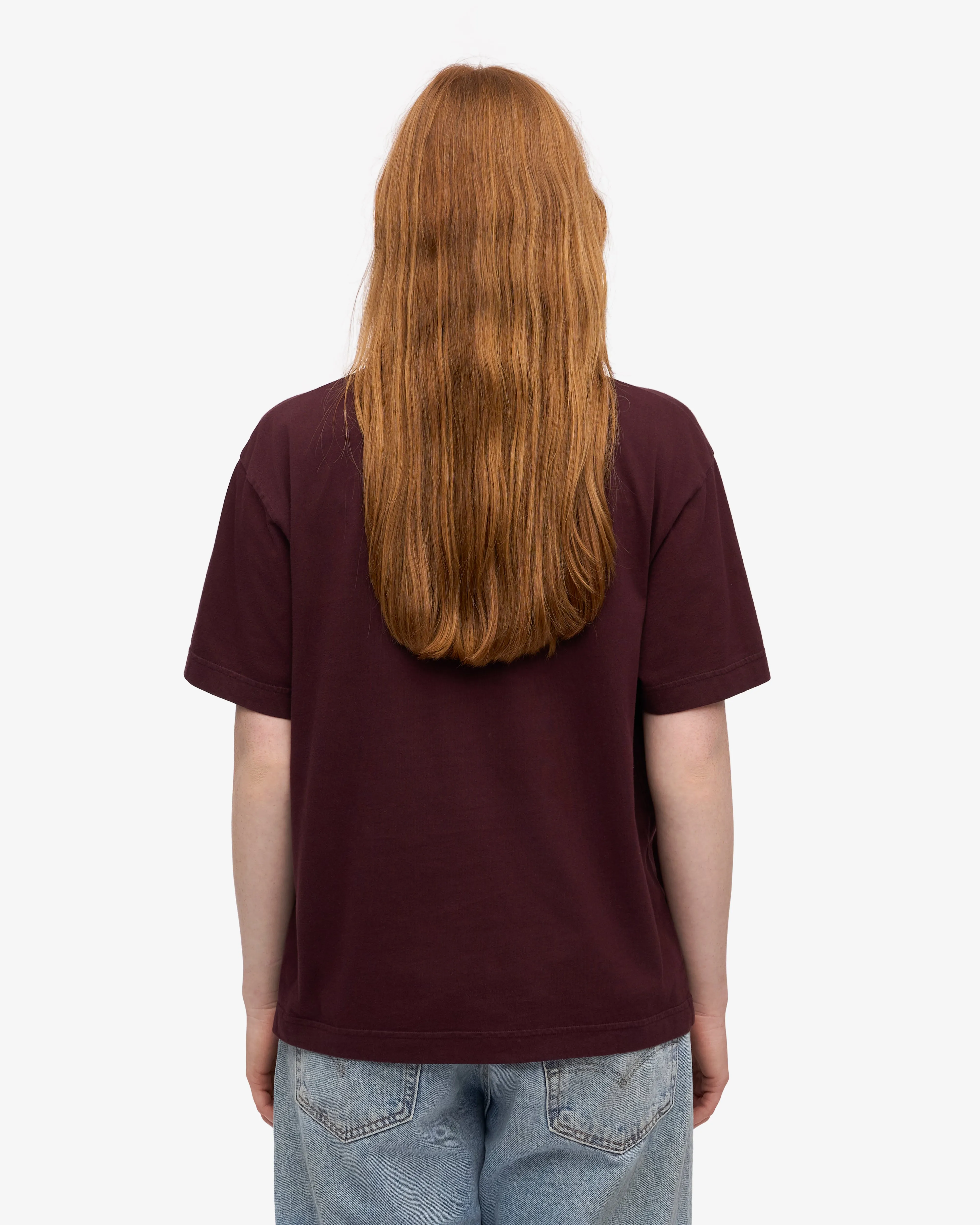 Oversized Organic T-Shirt - Oxblood Red sold by Colorful Standard product image thumbnail 4