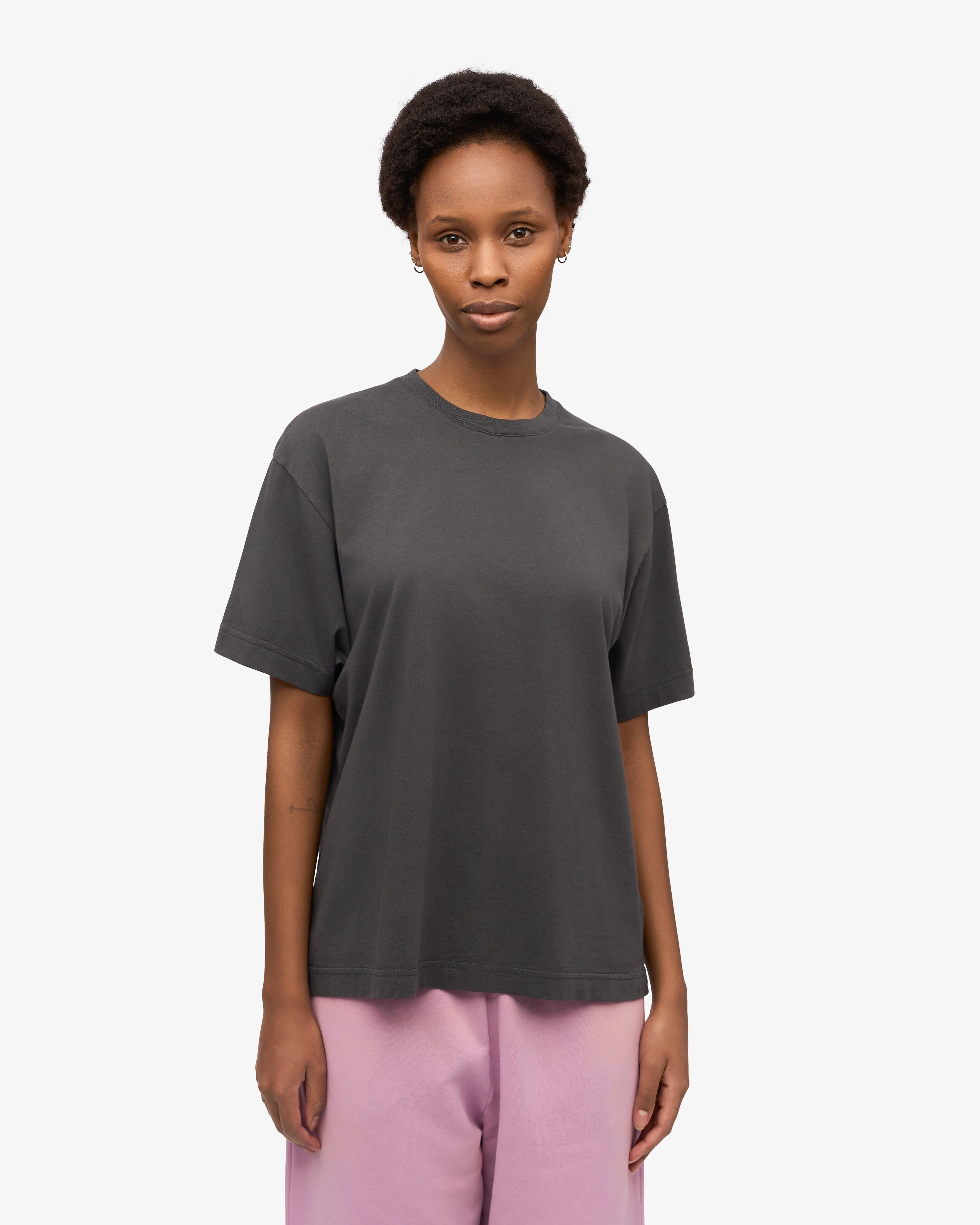 Oversized Organic T-Shirt - Lava Grey sold by Colorful Standard product image thumbnail 2