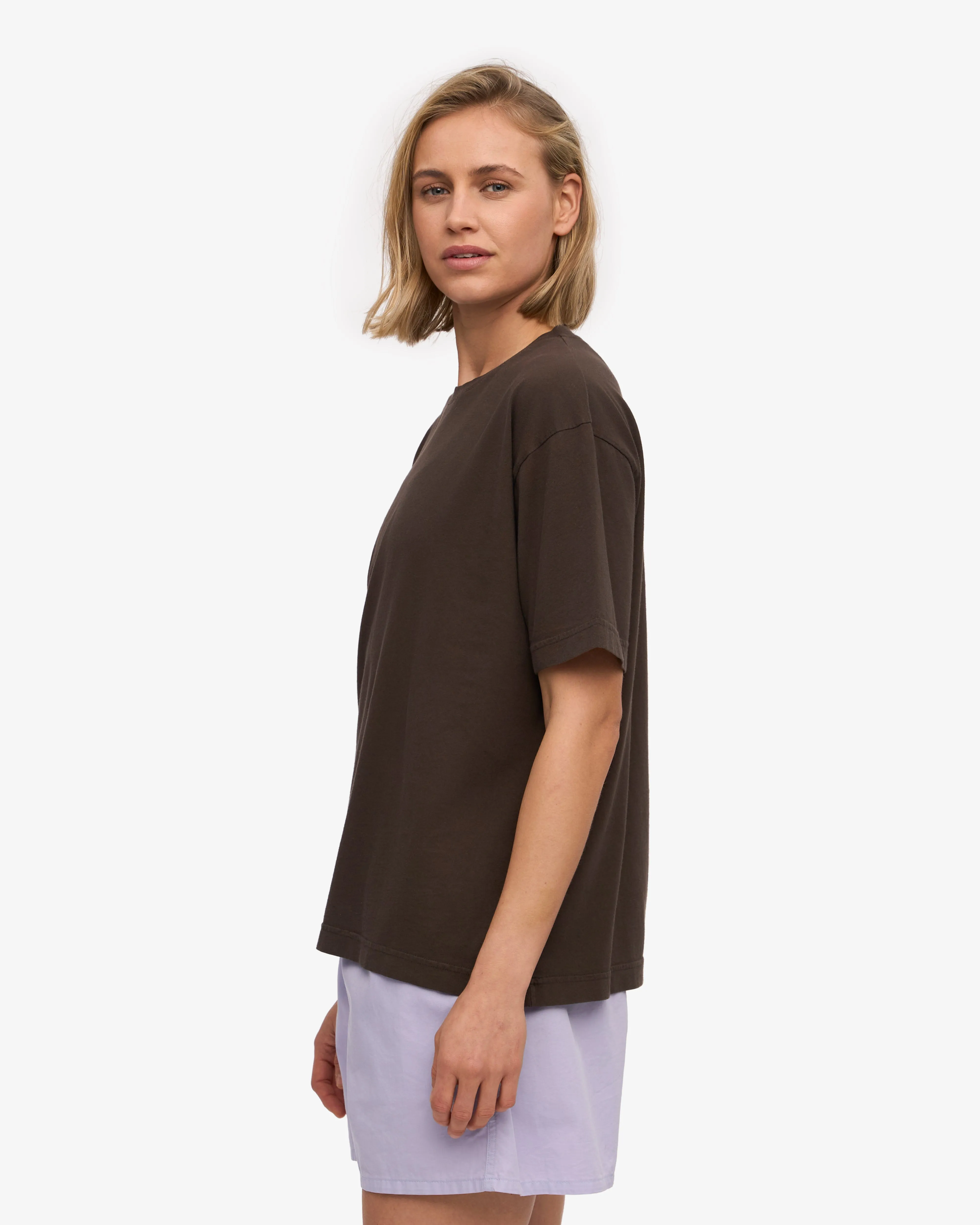 Oversized Organic T-Shirt - Coffee Brown sold by Colorful Standard product image thumbnail 3