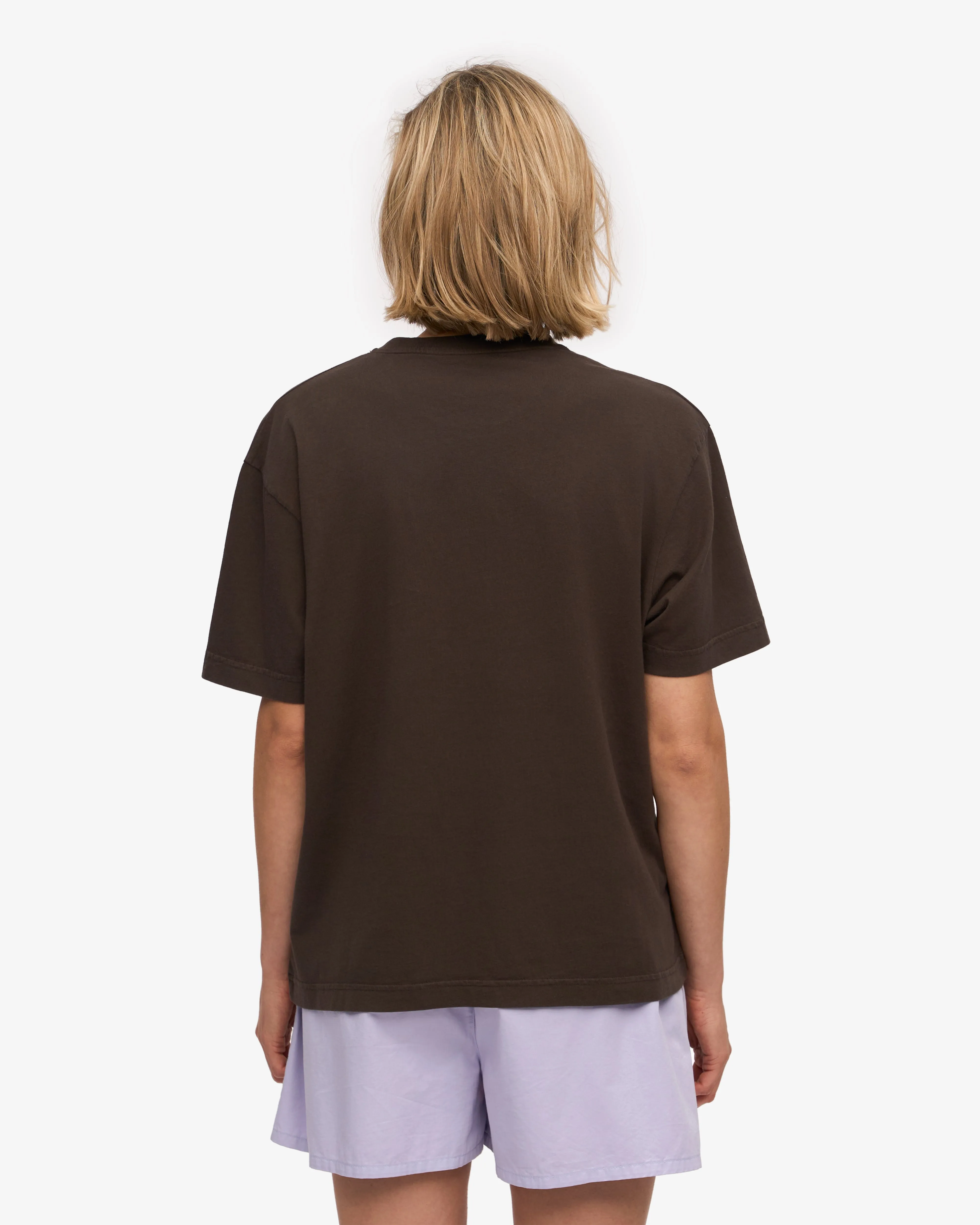 Oversized Organic T-Shirt - Coffee Brown sold by Colorful Standard product image thumbnail 4