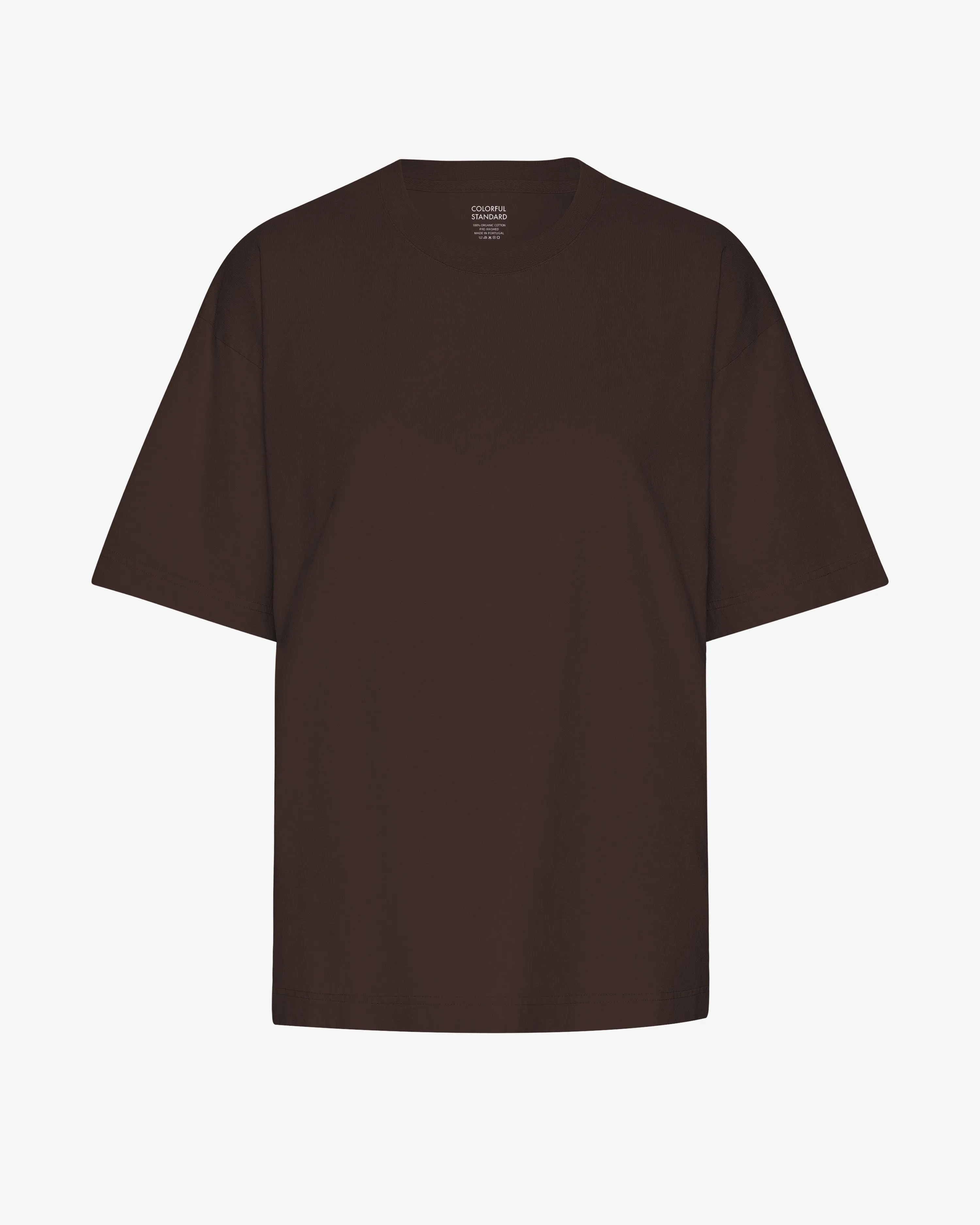 Oversized Organic T-Shirt - Coffee Brown sold by Colorful Standard