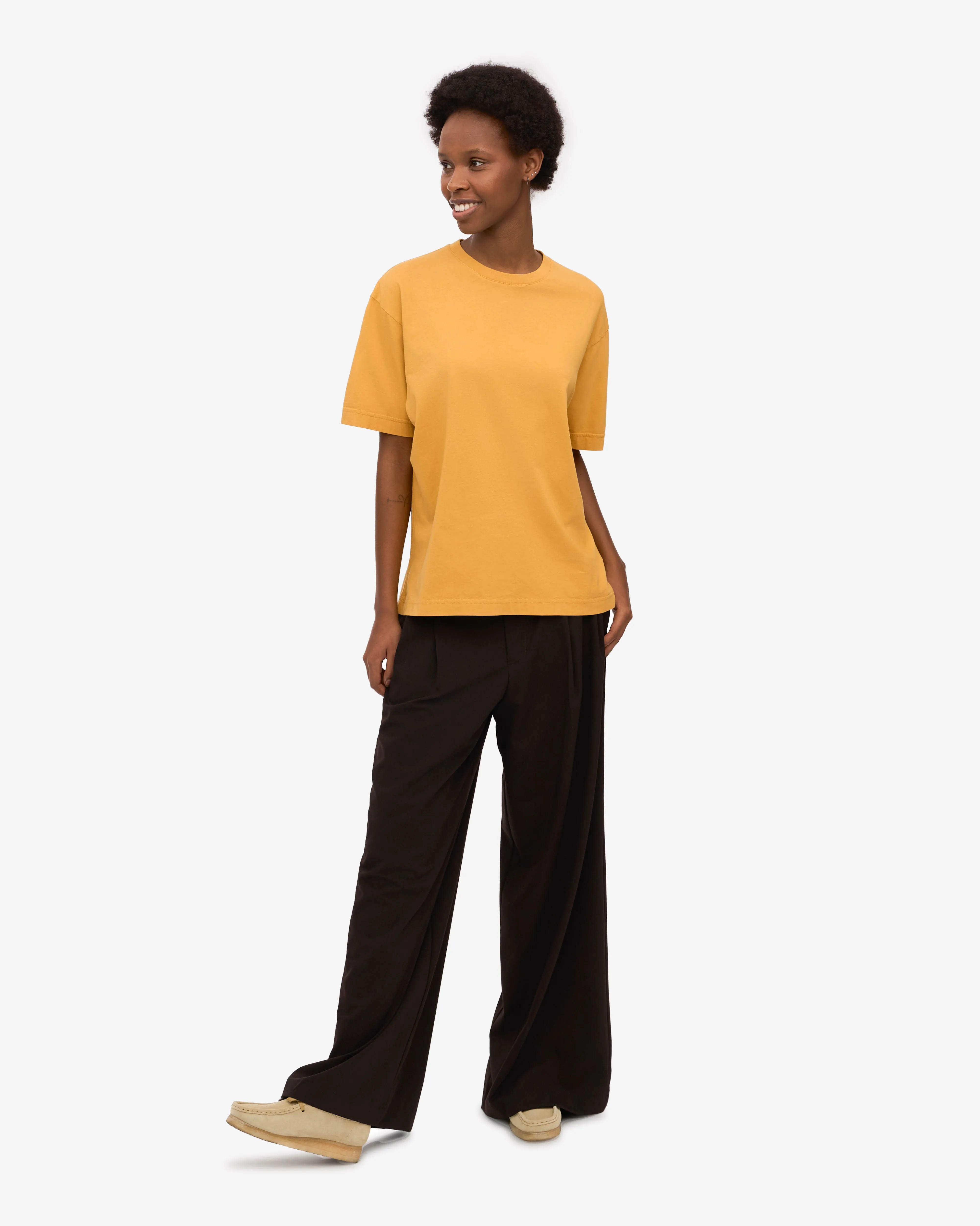 Oversized Organic T-Shirt - Burned Yellow sold by Colorful Standard product image thumbnail 5