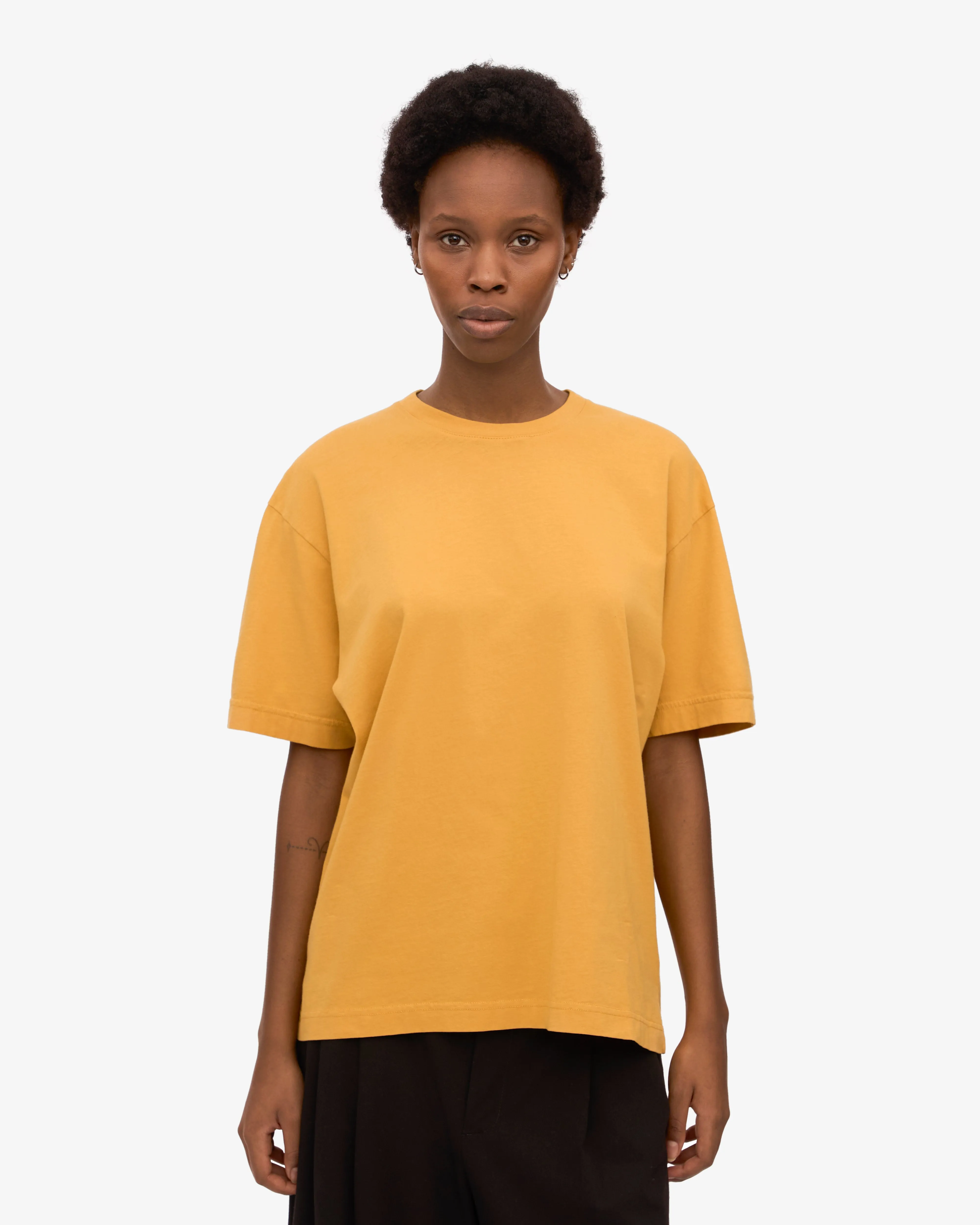 Oversized Organic T-Shirt - Burned Yellow sold by Colorful Standard product image thumbnail 2