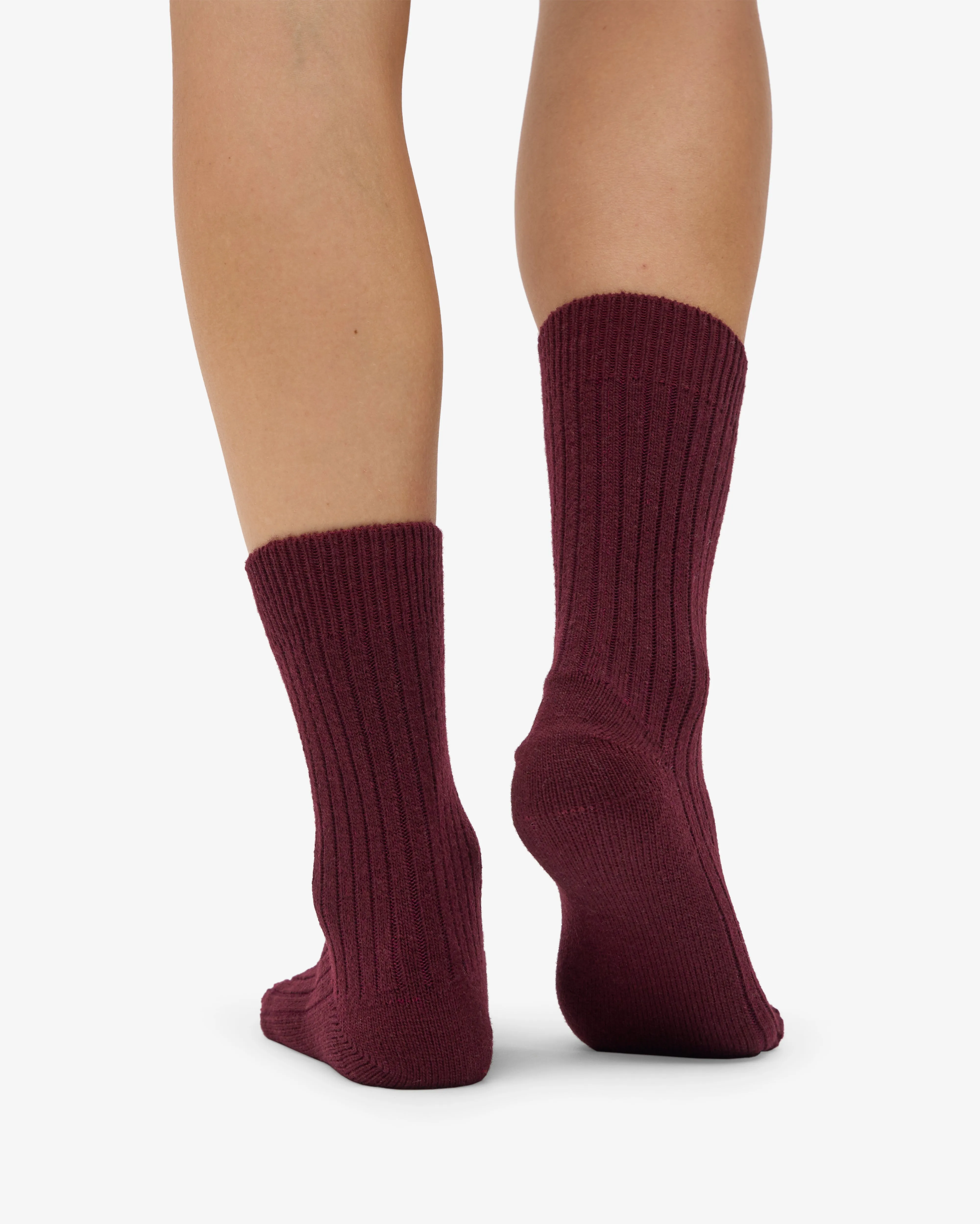 Merino Wool Blend Sock - Oxblood Red sold by Colorful Standard product image thumbnail 3