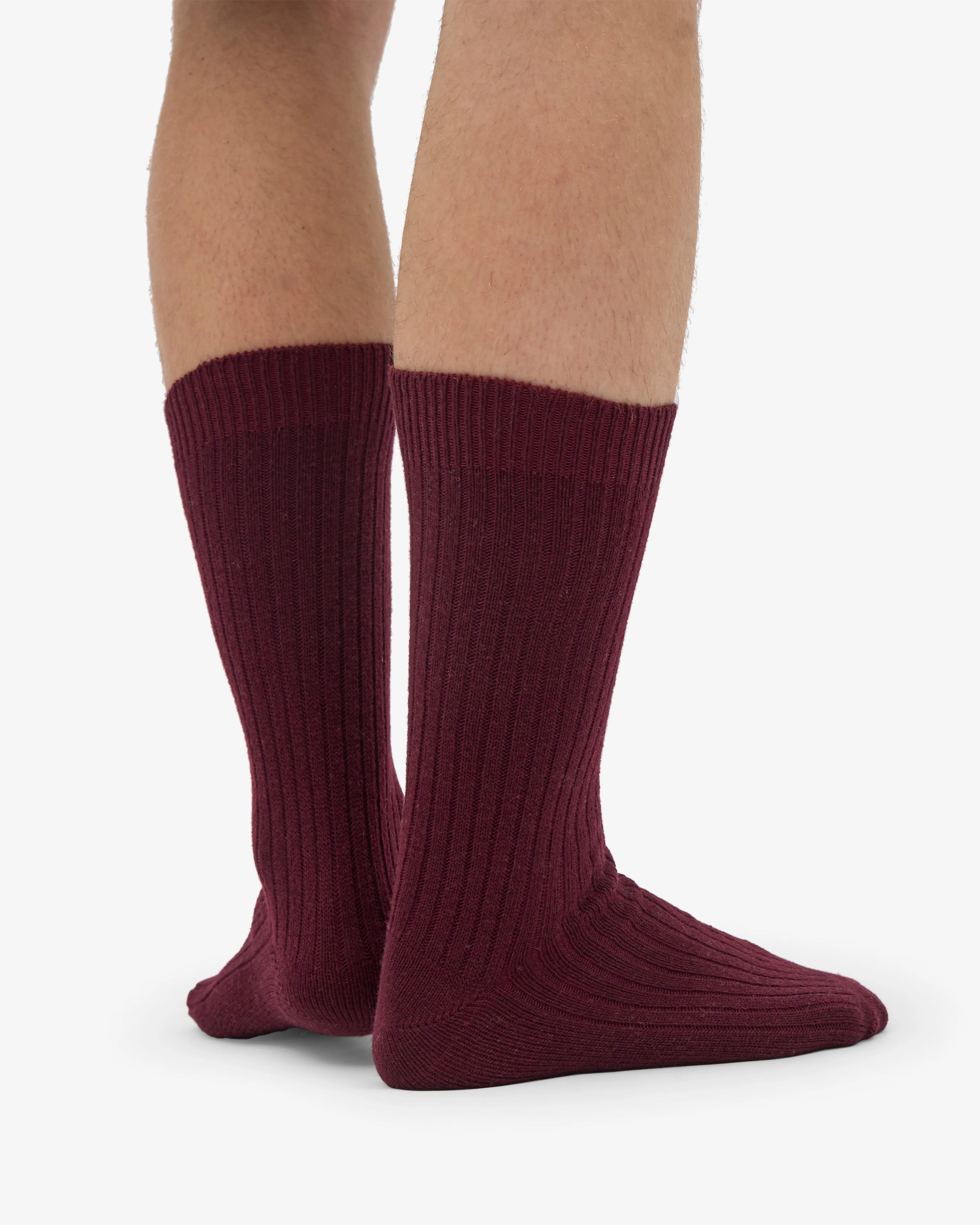 Merino Wool Blend Sock - Oxblood Red sold by Colorful Standard product image thumbnail 3