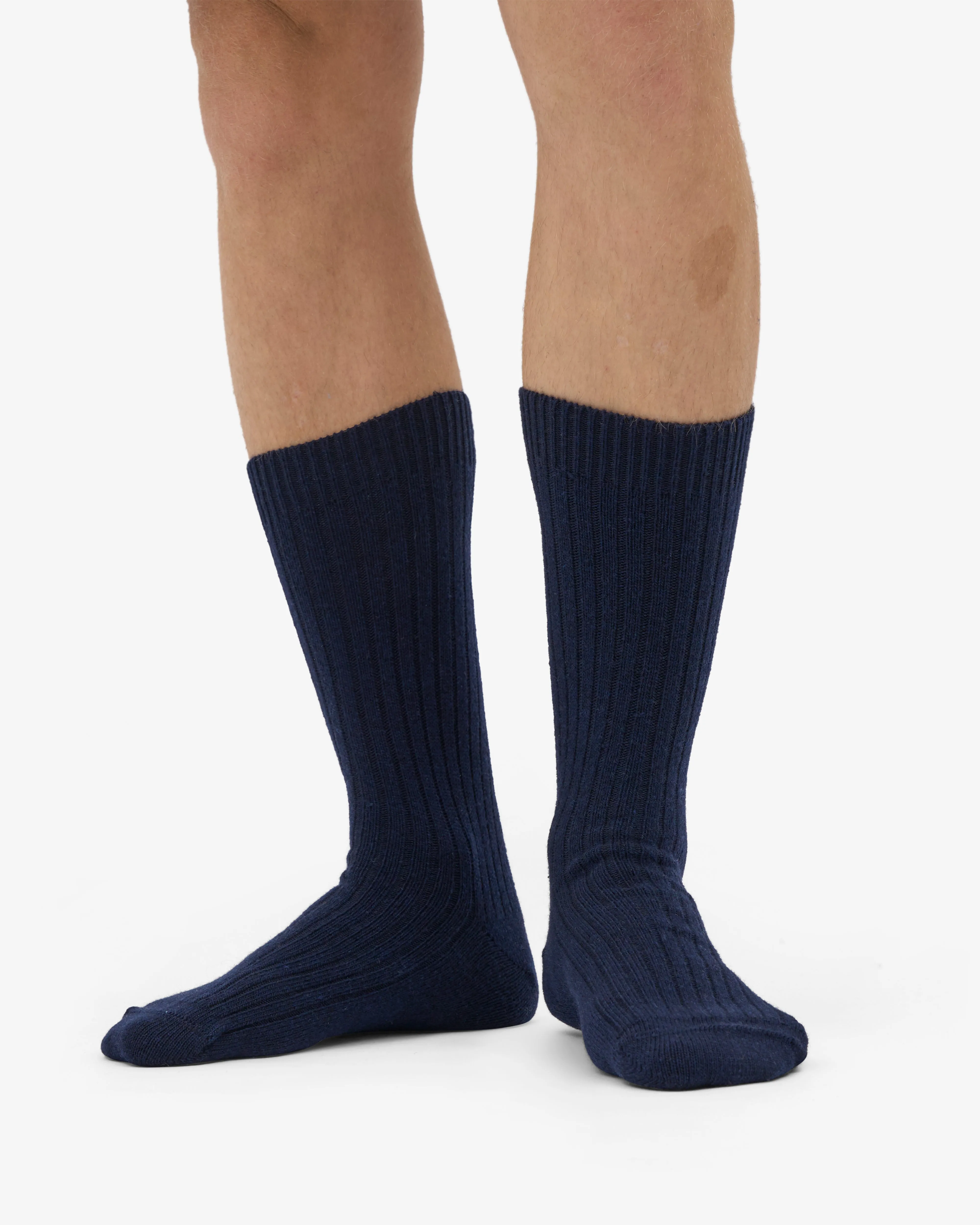 Merino Wool Blend Sock - Navy Blue sold by Colorful Standard product image thumbnail 2