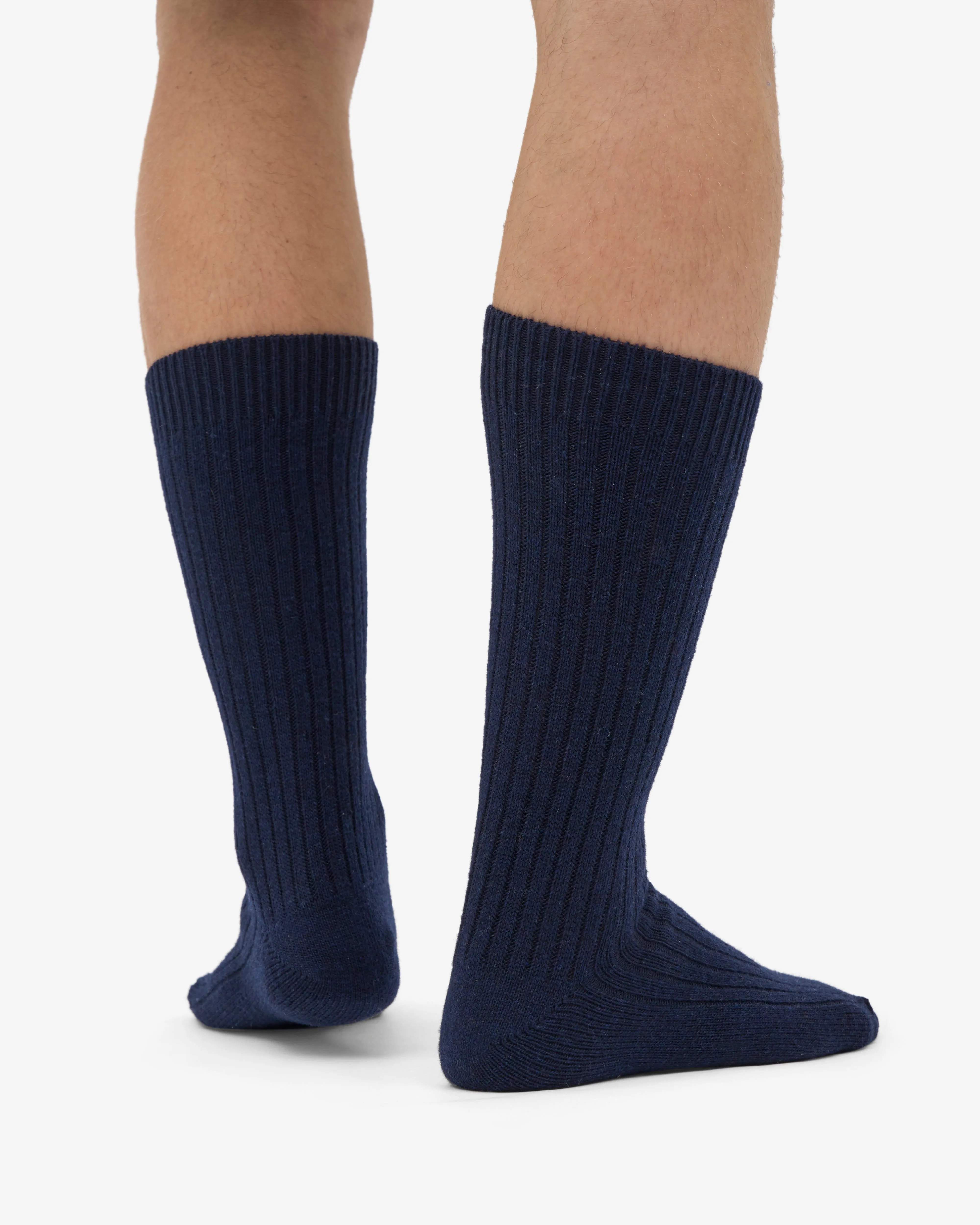 Merino Wool Blend Sock - Navy Blue sold by Colorful Standard product image thumbnail 3