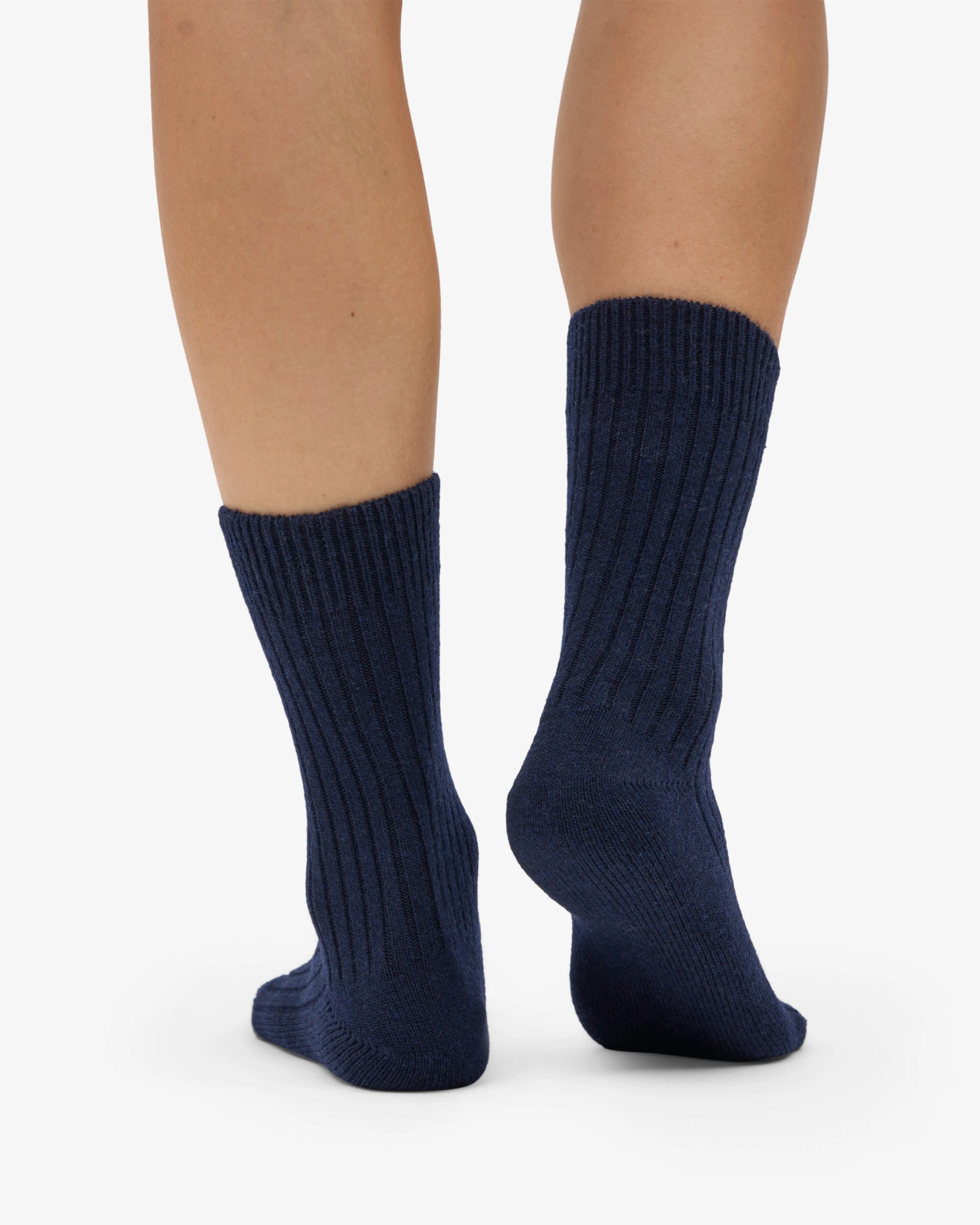 Merino Wool Blend Sock - Navy Blue sold by Colorful Standard product image thumbnail 3