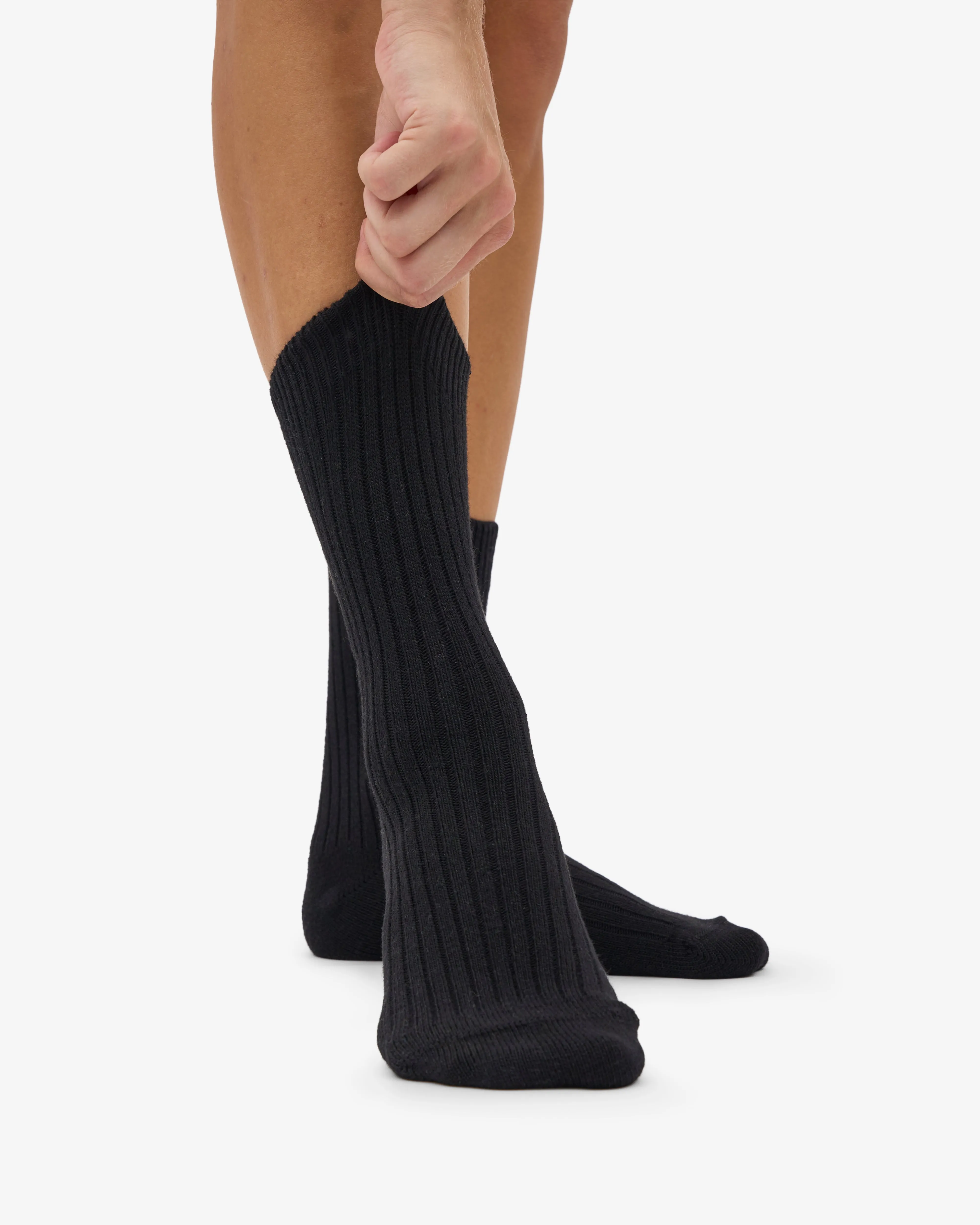 Merino Wool Blend Sock - Deep Black sold by Colorful Standard product image thumbnail 4