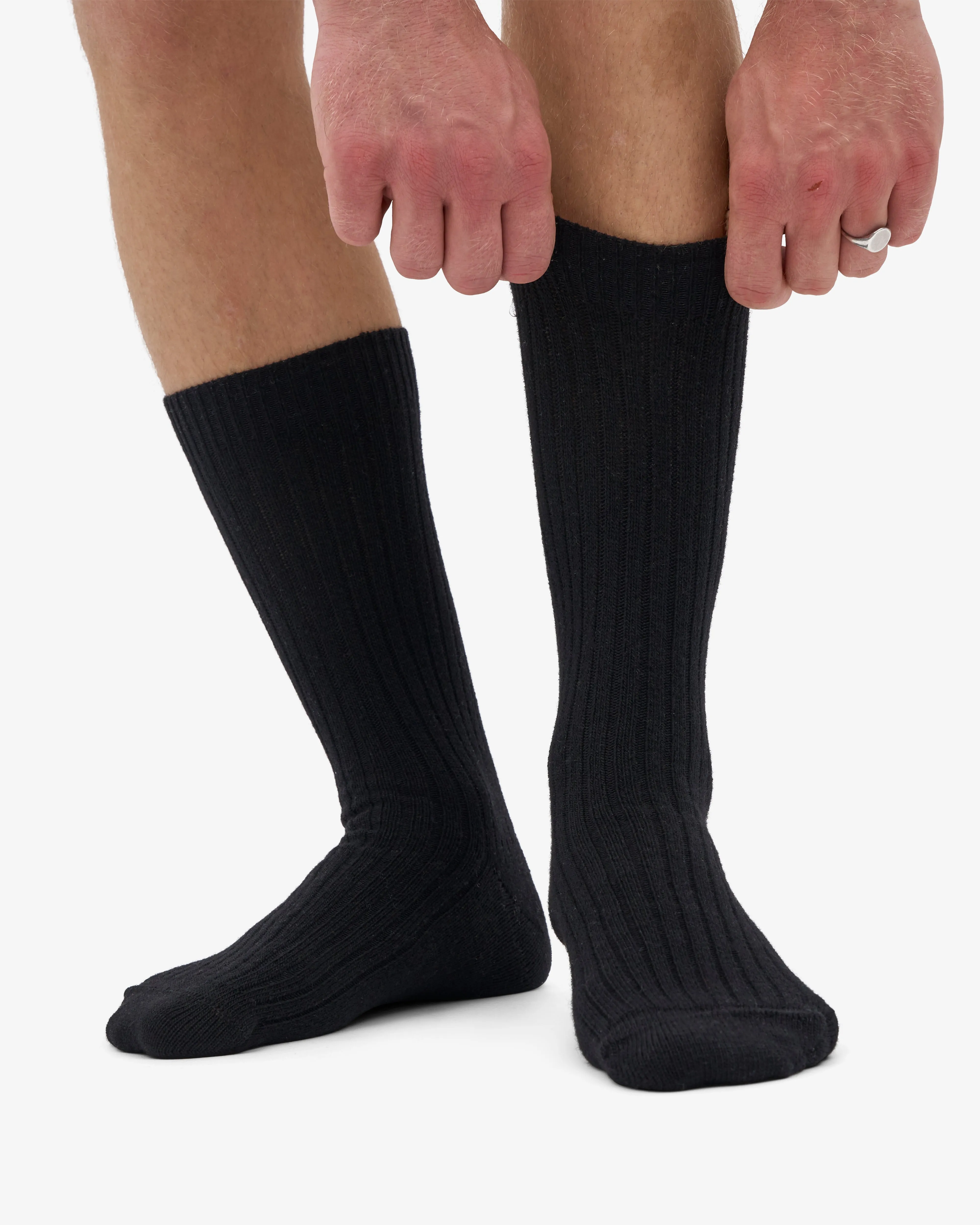 Merino Wool Blend Sock - Deep Black sold by Colorful Standard product image thumbnail 4